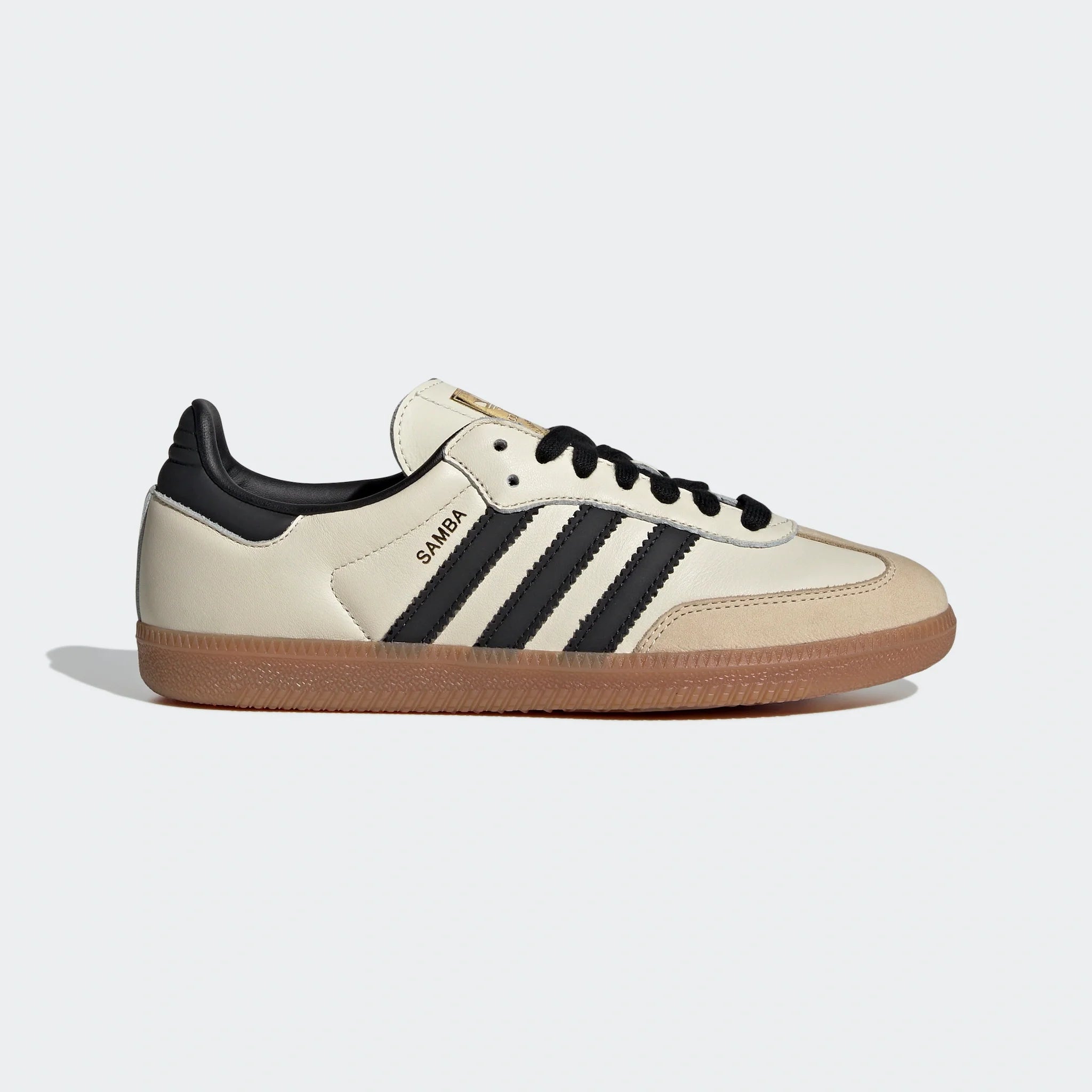 adidas gazelle silver green womens ADIDAS Size 10 Samba OG White Black Grey Color Block Leather Low Top  Sneakers – Sui Generis Designer Consignment main image 0