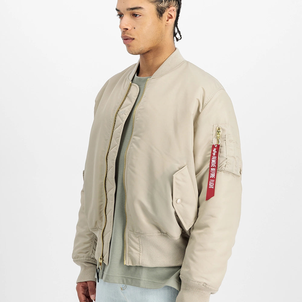 Alpha Industries MA-1 (HERITAGE) Bomberjacke - Organic Beige