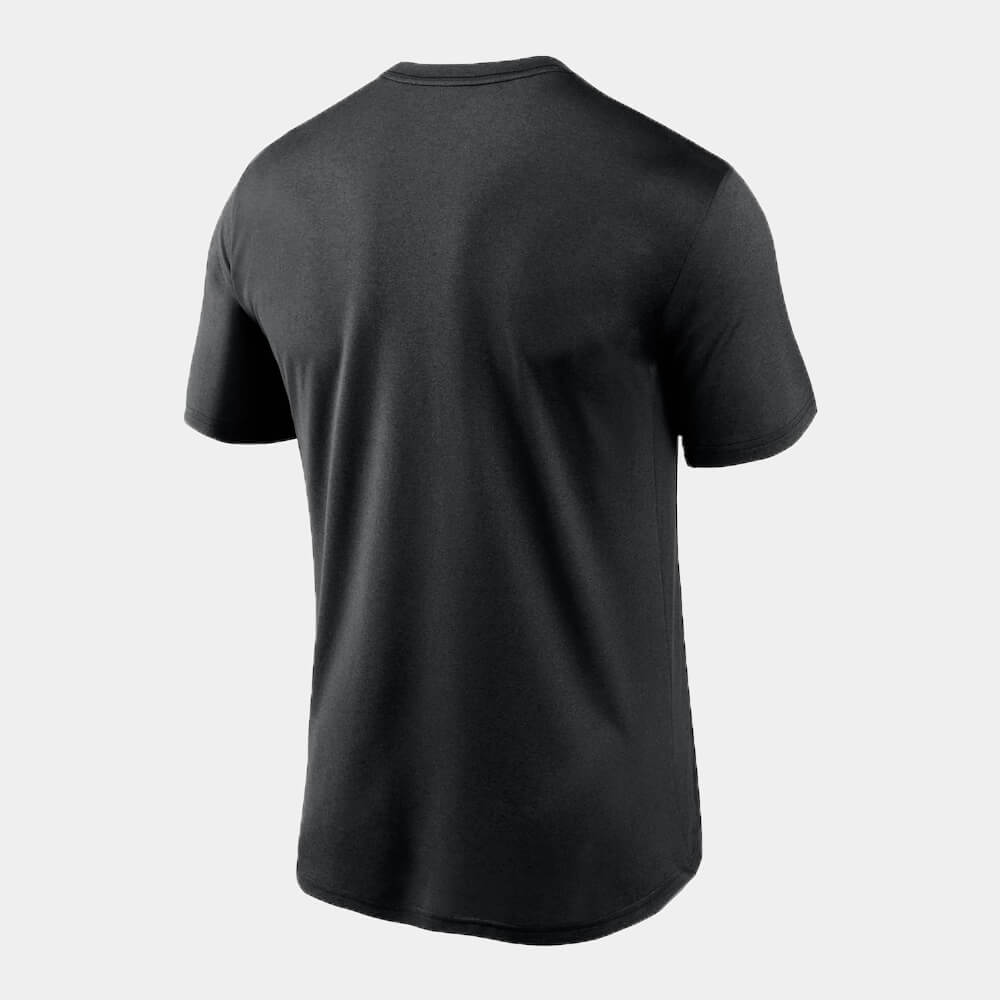 San Francisco Giants Primary Logo T-Shirt – Black. Schwarzes Baumwoll-T-Shirt mit großem, orange-weißem San Francisco Giants Logo auf der Brust.