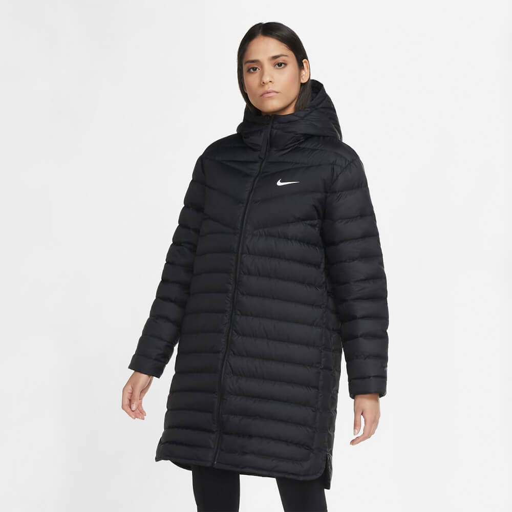 Nike Windrunner Down Fill Parka Damen Schwarz Stickabush