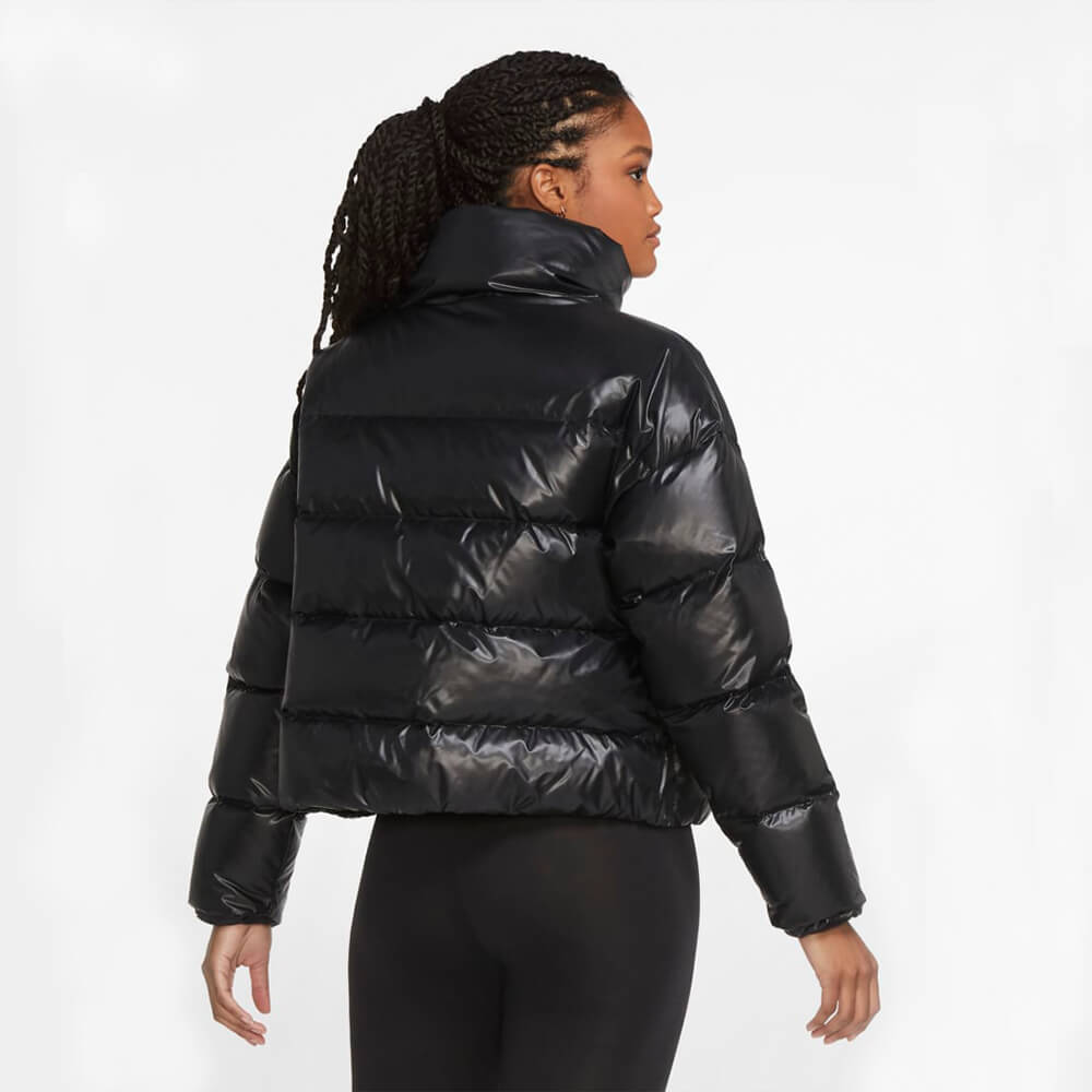 Nike Wmns Down-Fill Jacket - Black / Mystic Stone / White