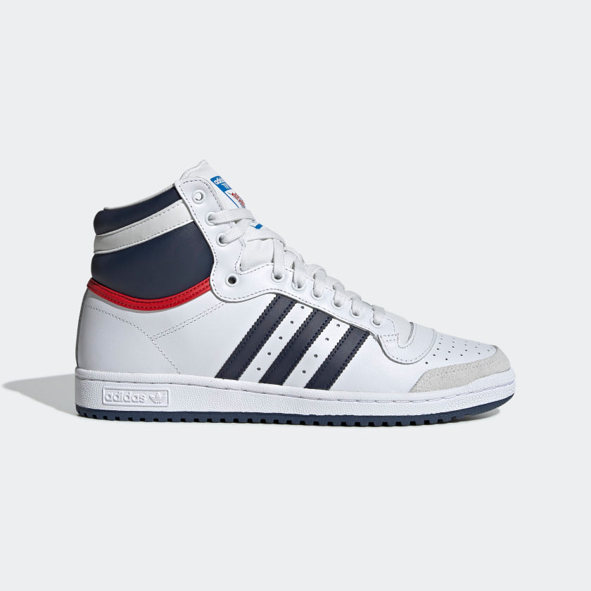 STAB | Adidas Top Ten Hi - White / Red - STAB STAB | Adidas Top Ten Hi - White / Red - STAB