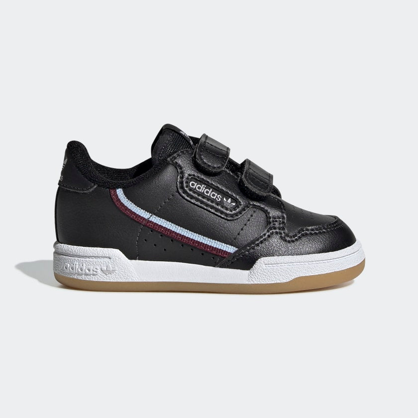 Boy's adidas Originals Infant Continental 80 Trainers in Black 6 Infant