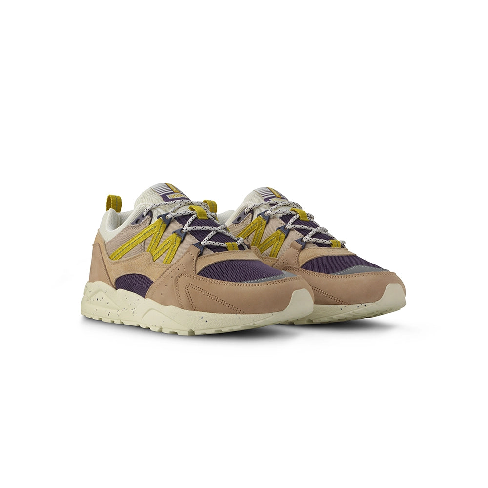 "Karhu Fusion 2.0 Sneaker Herren Flower Pack Warm Taupe Mango Mint Paaransicht bei Stickabush Berlin.“