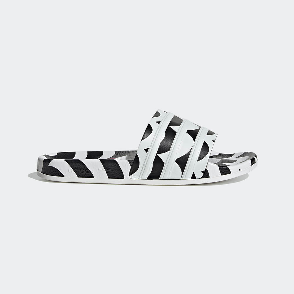 Adidas Marimekko Adilette W - Core Black / Cloud White / Team Real Magenta