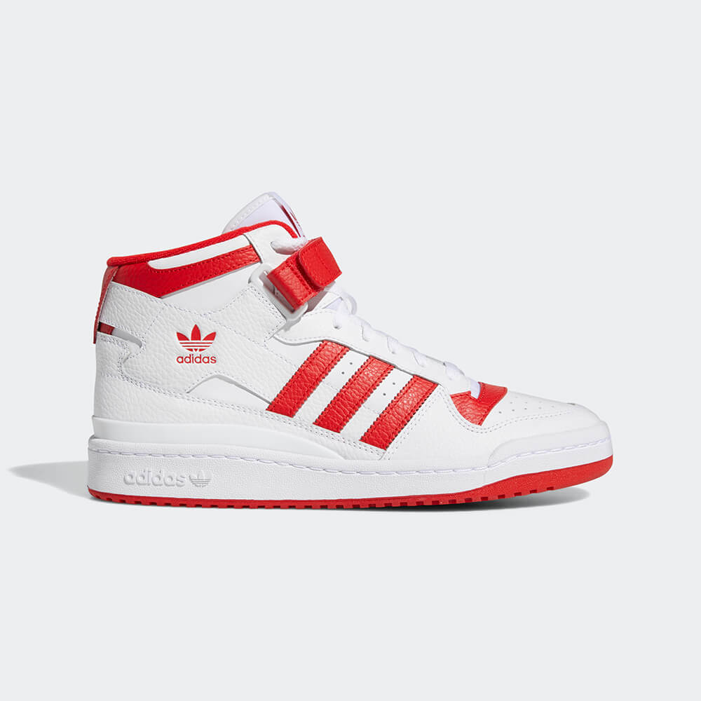 adidas gazelle silver green womens Trainers | Adidas Forum Mid: White / Red