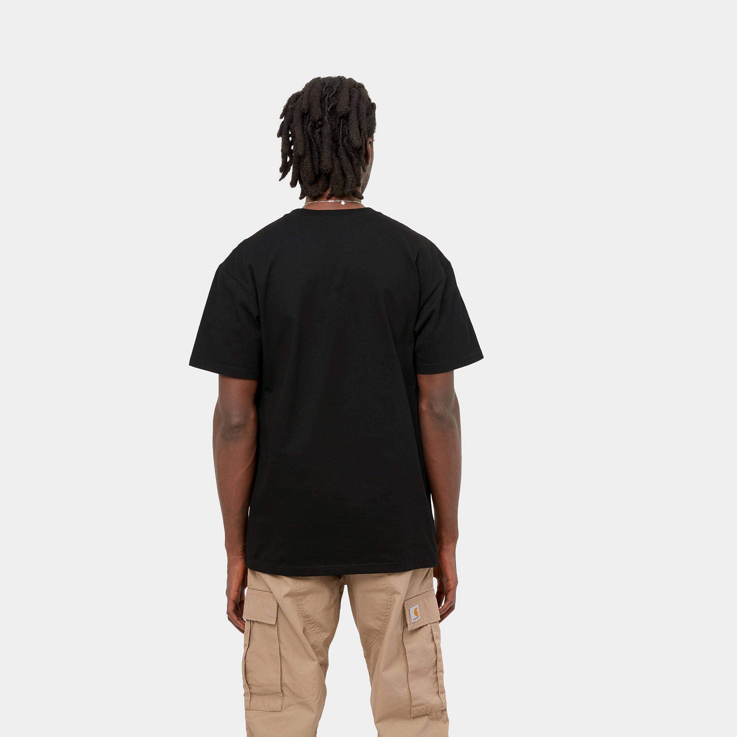 Carhartt WIP S/S Chase T-Shirt: Black - STAB T-Shirt, günstig t shirt kaufen,Streetwear in Berlin,Sneaker Shop,Adidas Schuhe