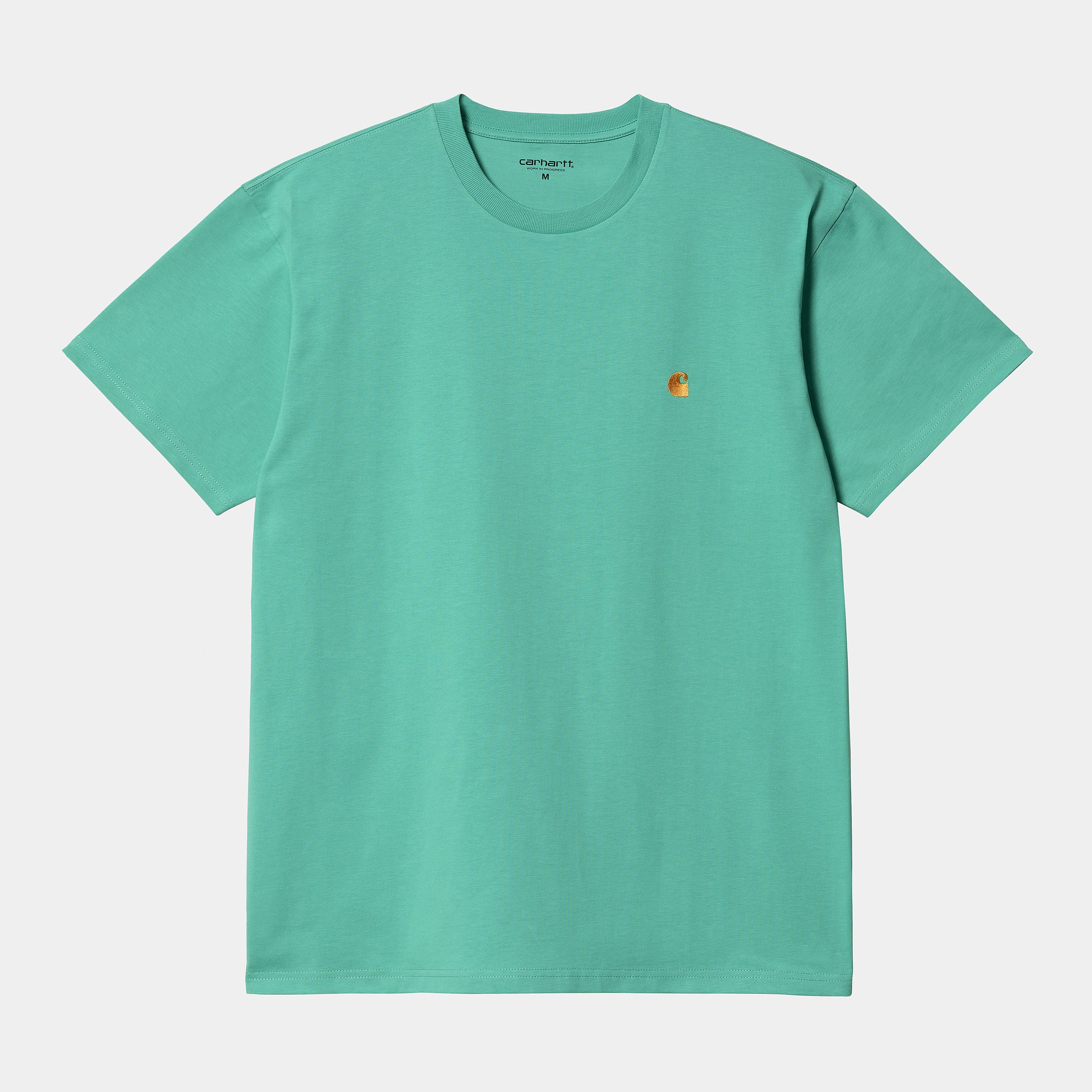 Carhartt WIP S/S Chase T-Shirt: Aqua Green - STAB T Shirt, günstig t shirt kaufen, Streetwear in Berlin, Sneaker Shop, Schuhe.