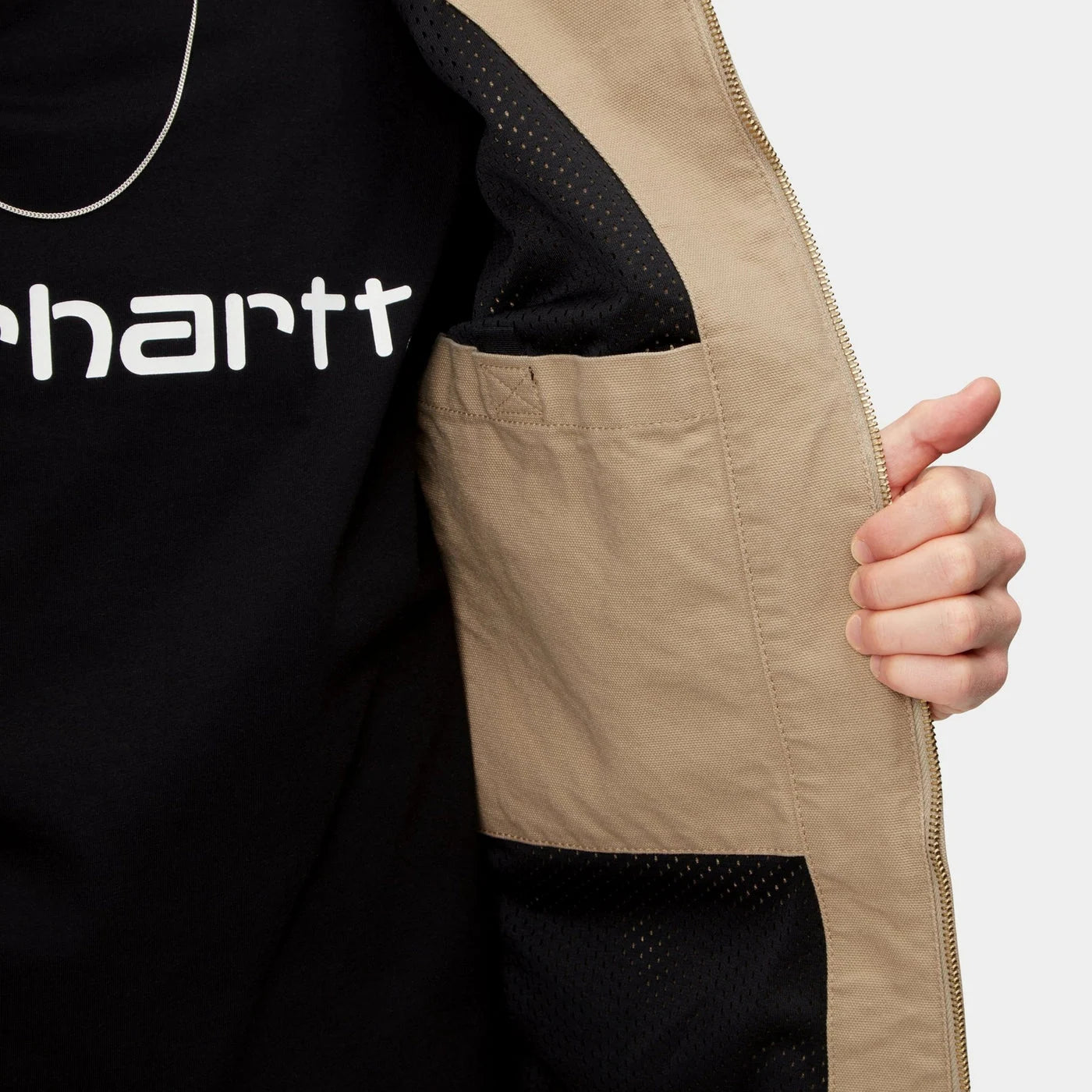 Carhartt WIP Active Jacke (Summer) - Dusty H Brown (rinsed)