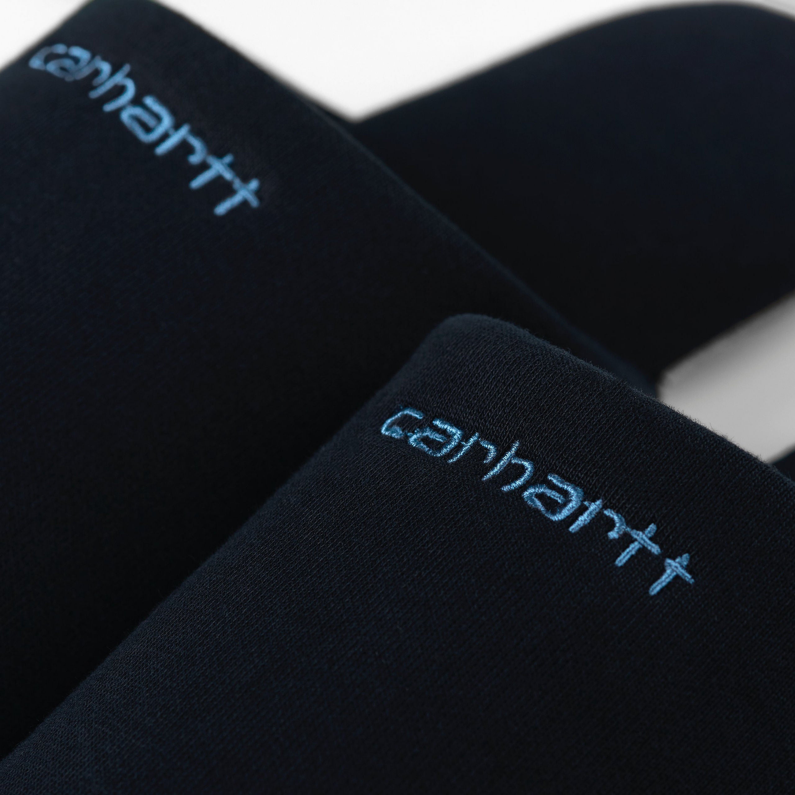Carhartt WIP Script Embroidery Slippers - Astro / Icesheet