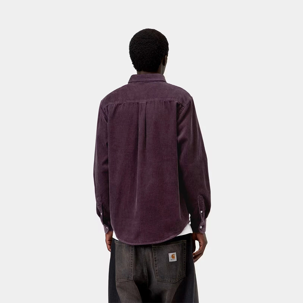 Carhartt WIP L/S Madison Cord Shirt - Cozy Purple