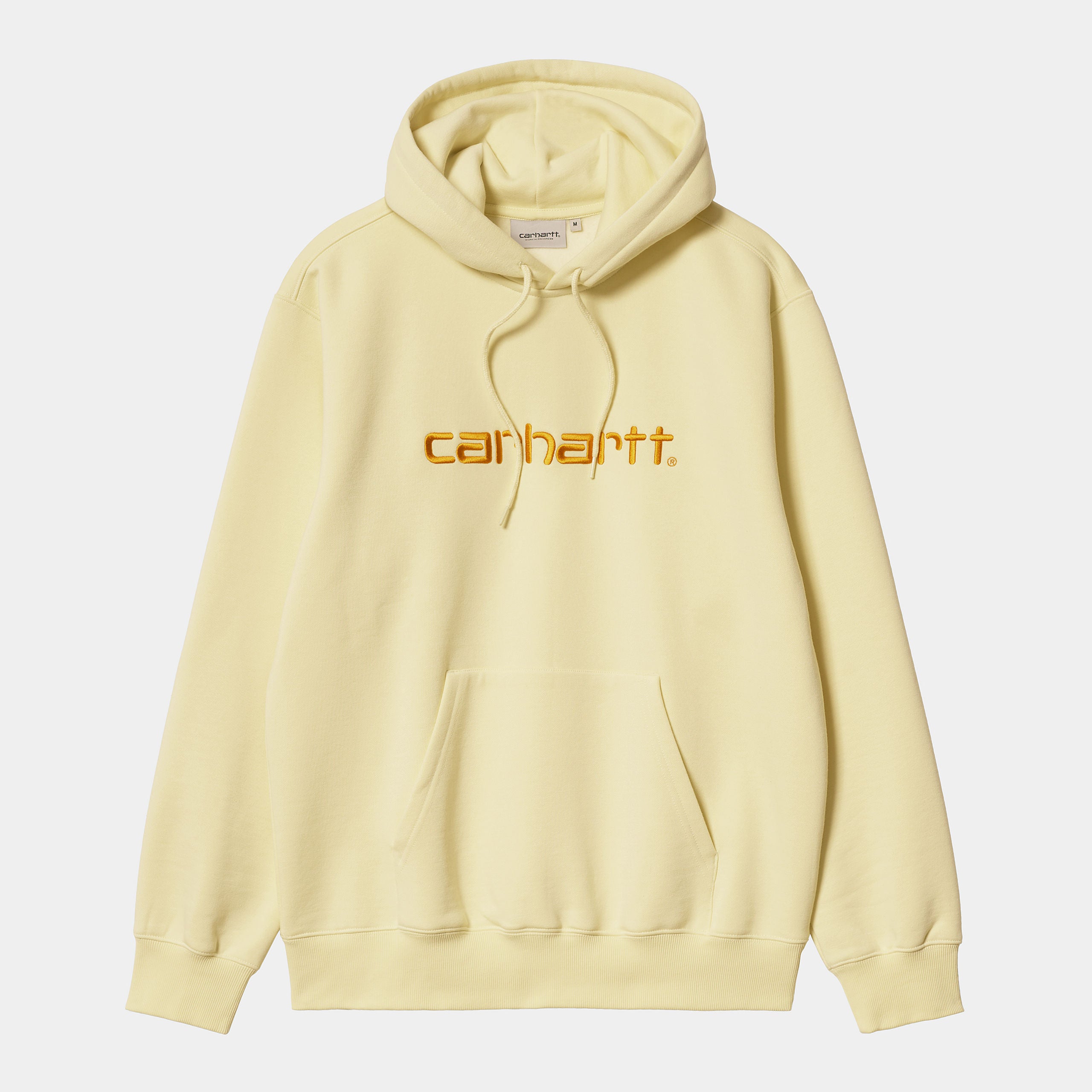 carhartt wip hooded carhartt sweat gelb  stab soft yellow  pullover kaufen  hoodie kaufen  streetwear shop  sneaker shop berlin  carhartt pullover