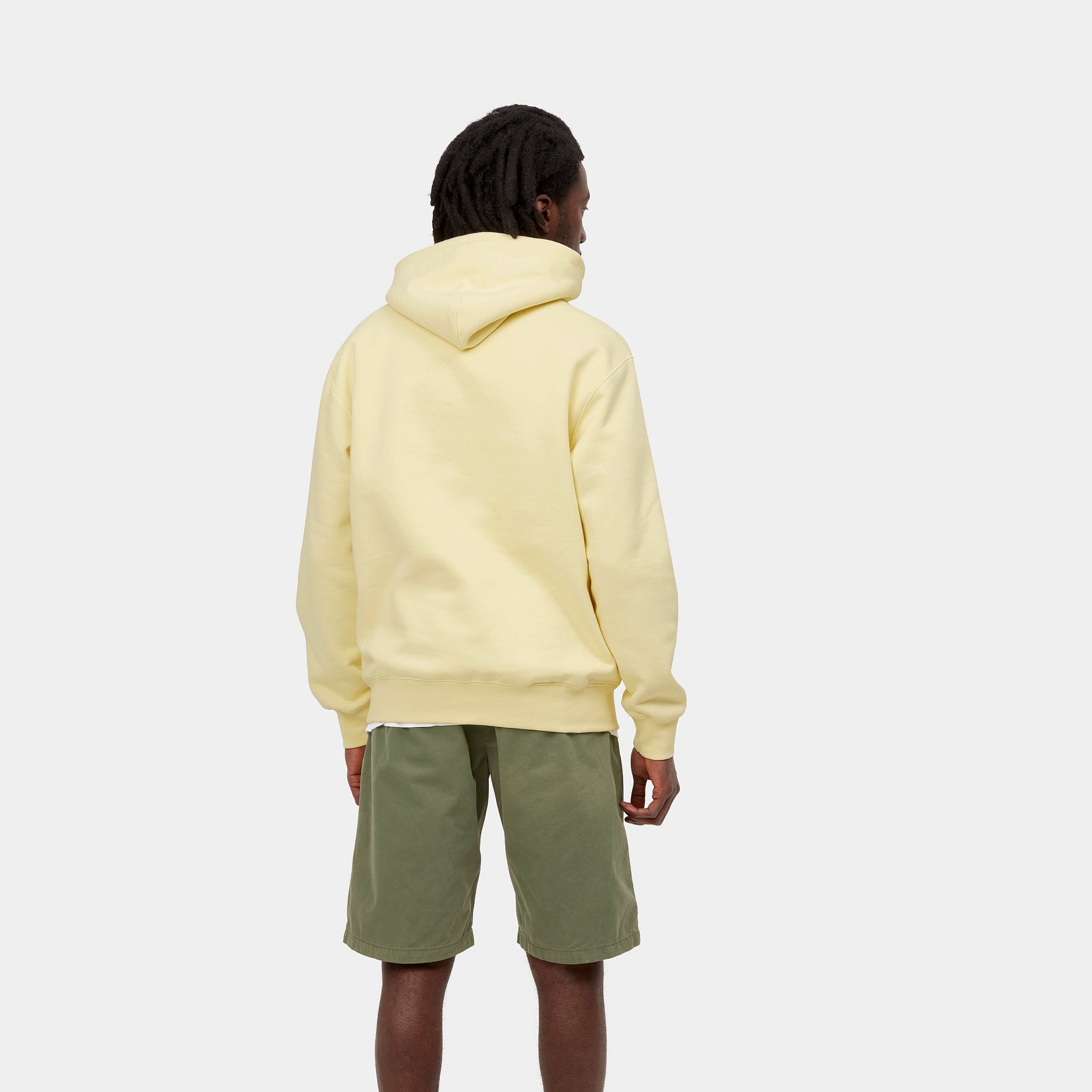 carhartt wip hooded carhartt sweat gelb  stab soft yellow  pullover kaufen  hoodie kaufen  streetwear shop  sneaker shop berlin  carhartt pullover