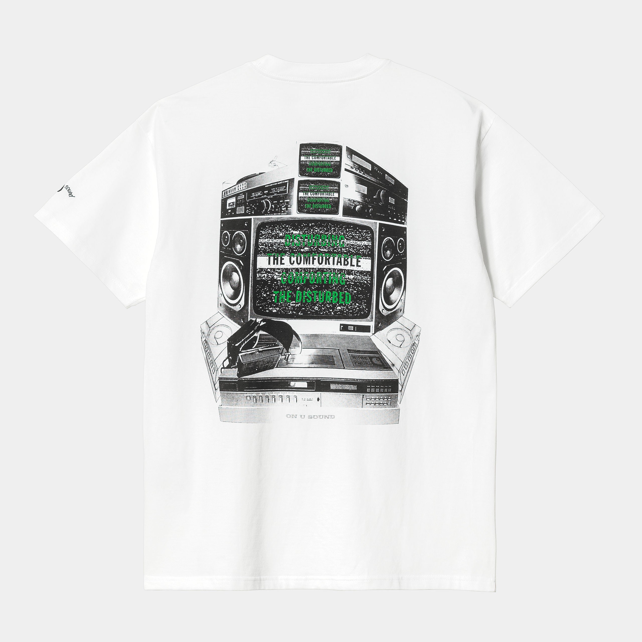 Carhartt WIP S/S On U Sound T-Shirt: White - STAB T Shirt, günstig t shirt kaufen, Streetwear in Berlin, Sneaker Shop, Adidas Schuhe.