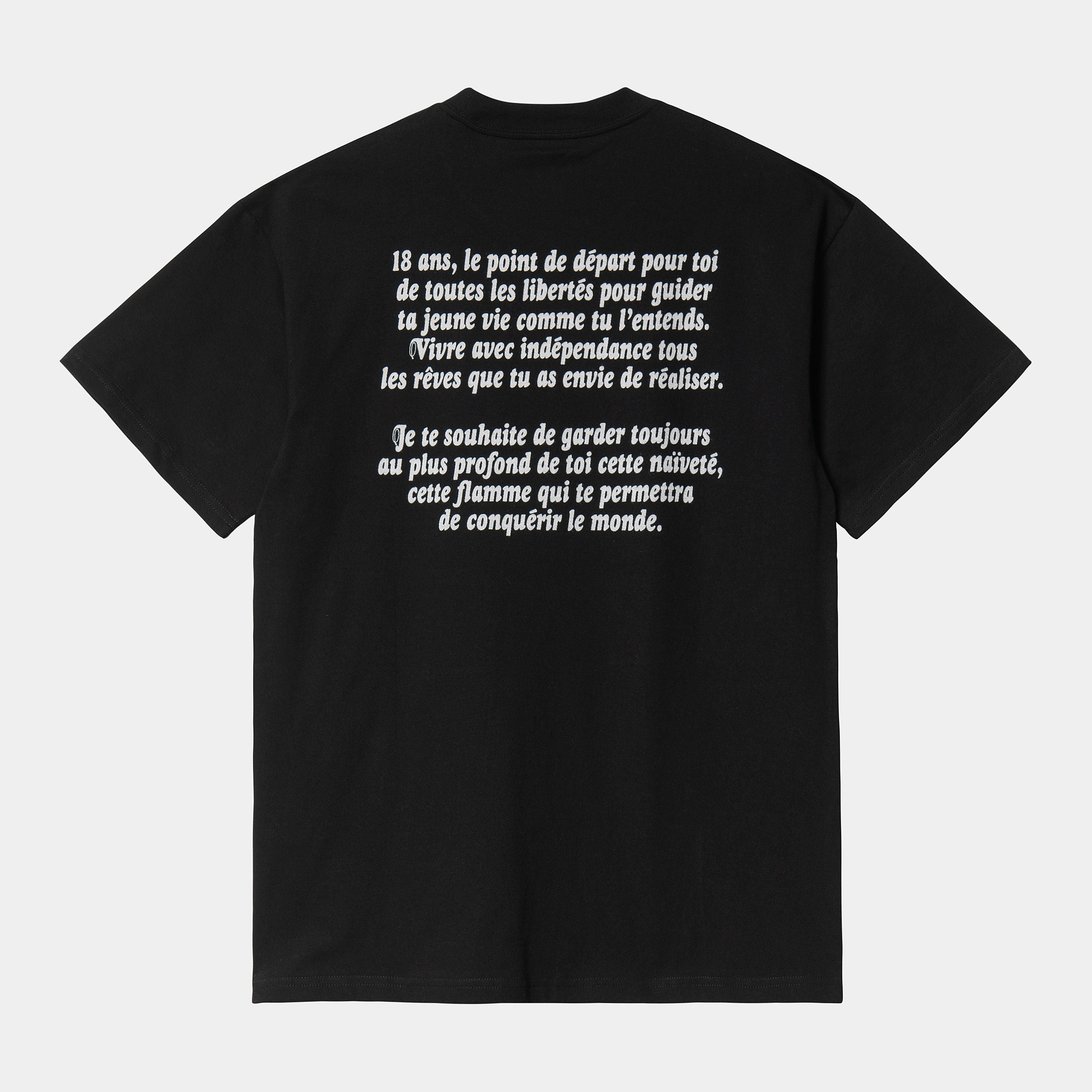 Carhartt WIP Ed Banger T-Shirt: Black - STAB T Shirt, günstig t shirt kaufen, Streetwear in Berlin, Sneaker Shop, Schuhe.