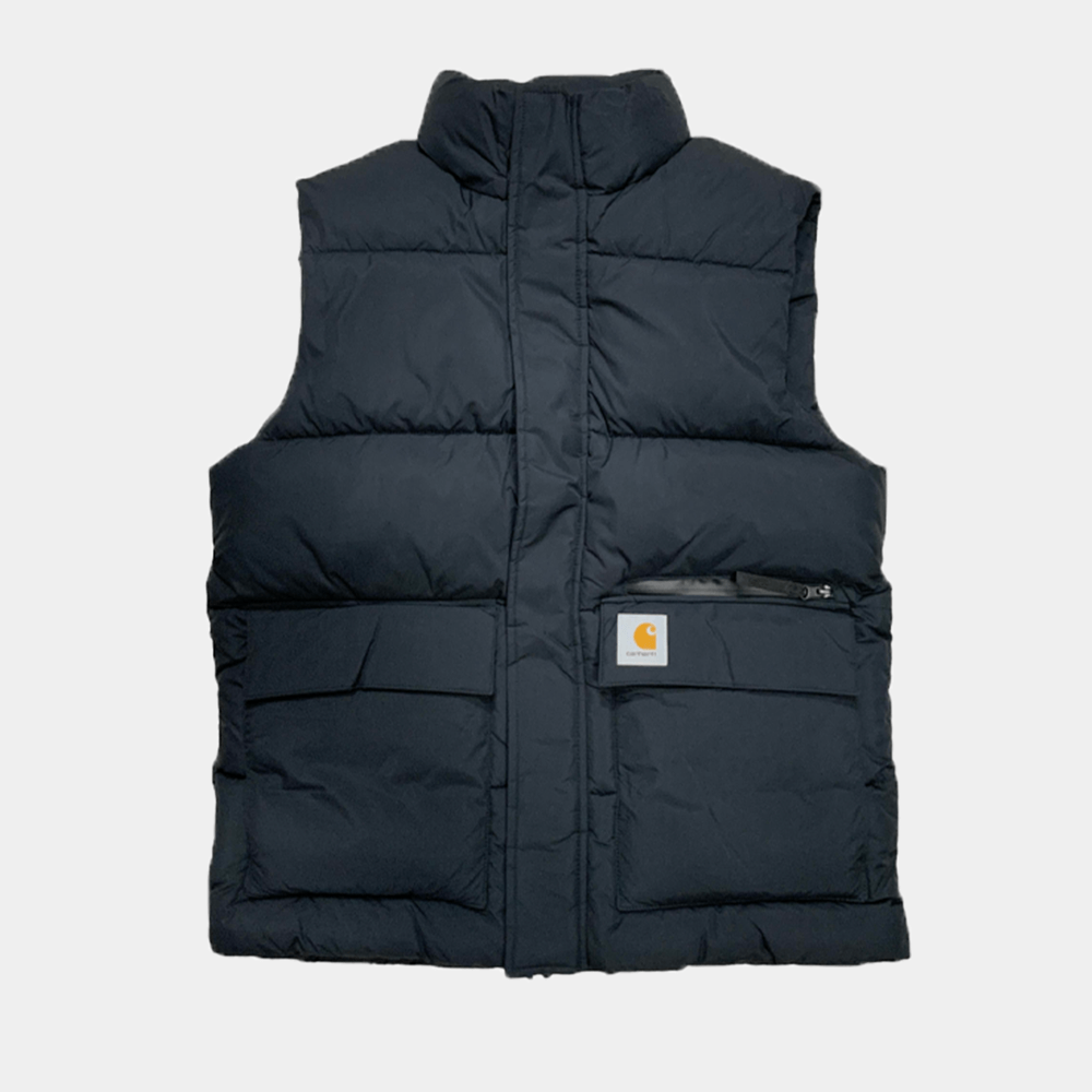Buy Now! Carhartt WIP Milton Vest: Black Daunenweste STAB