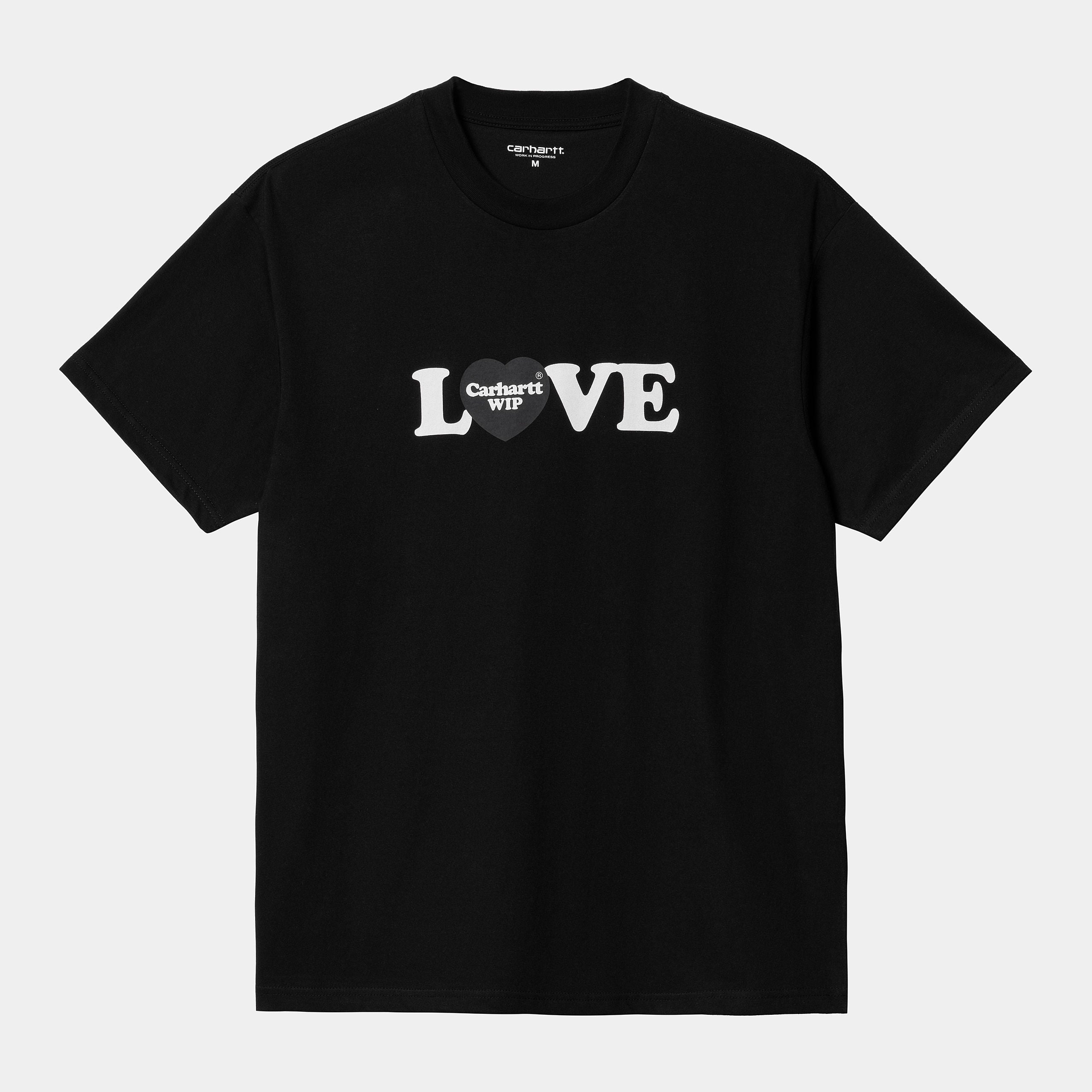 Carhartt WIP S/S Love T-Shirt: Black - STAB T Shirt, günstig t shirt kaufen, Streetwear in Berlin, Sneaker Shop, Adidas Schuhe.
