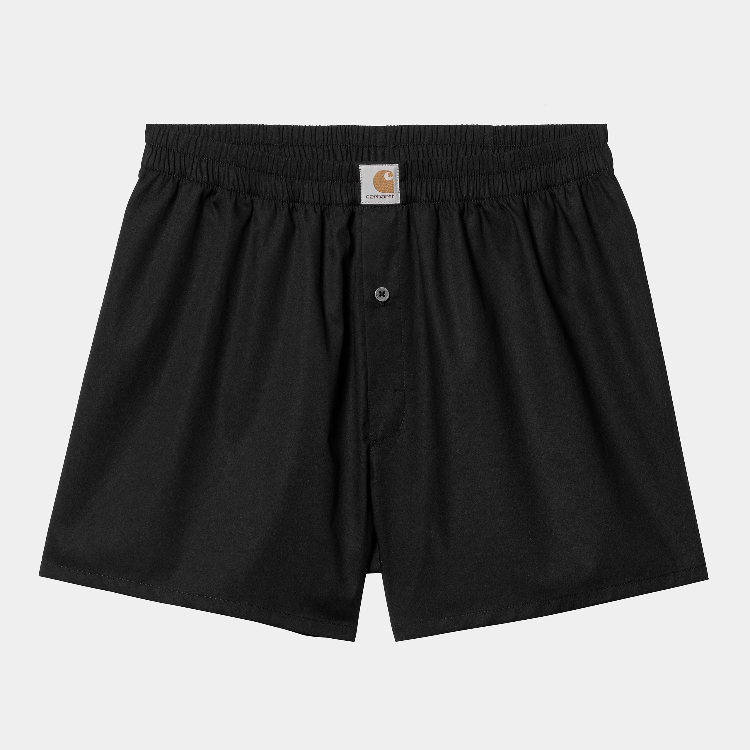 "Carhartt WIP Cotton Boxer – Black: Bequeme, hochwertige Boxershorts aus 100 % Baumwolle mit elastischem Bund."