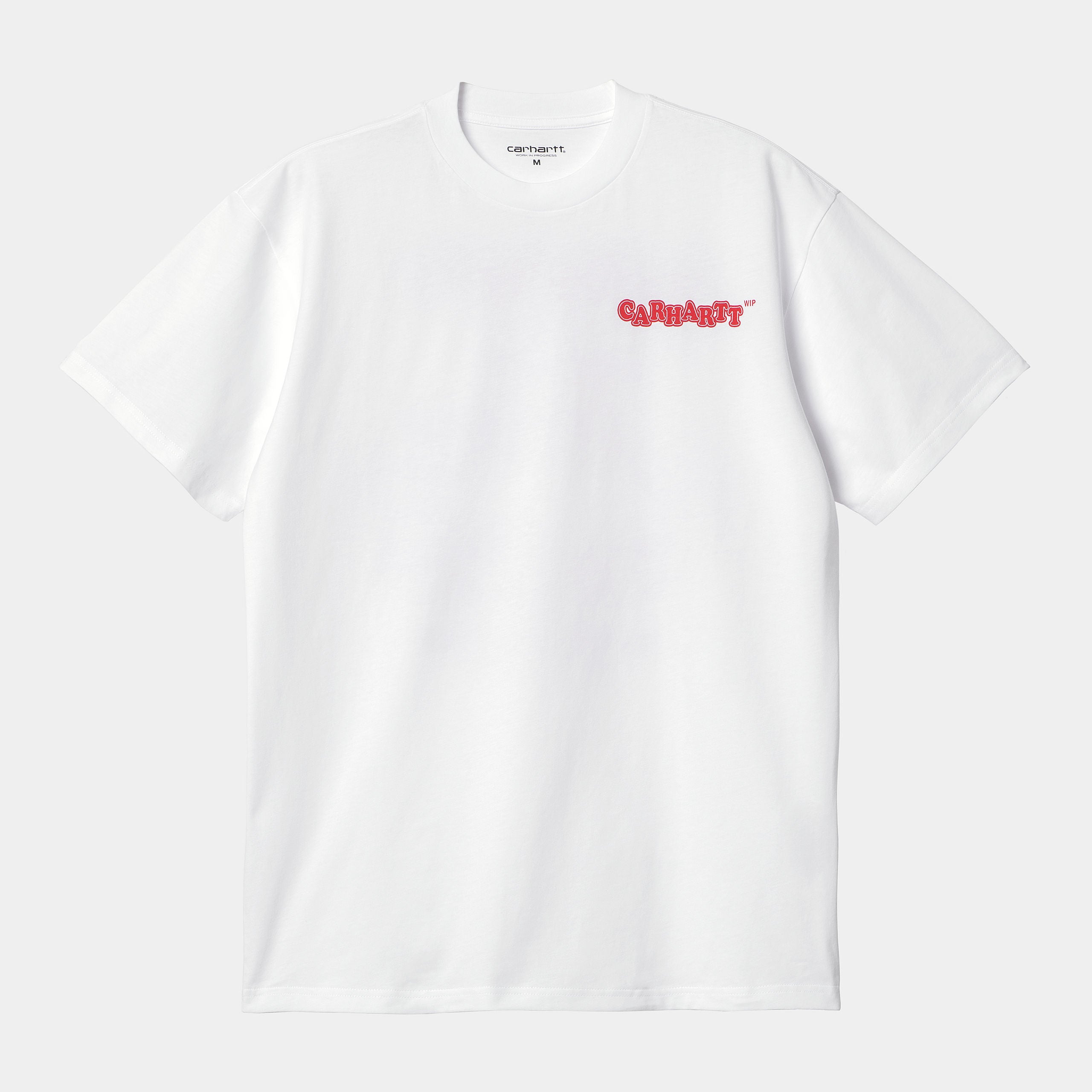 Carhartt WIP S/S Fast Food T-Shirt: White - STAB T Shirt, günstig t shirt kaufen, Streetwear in Berlin, Sneaker Shop, Schuhe.