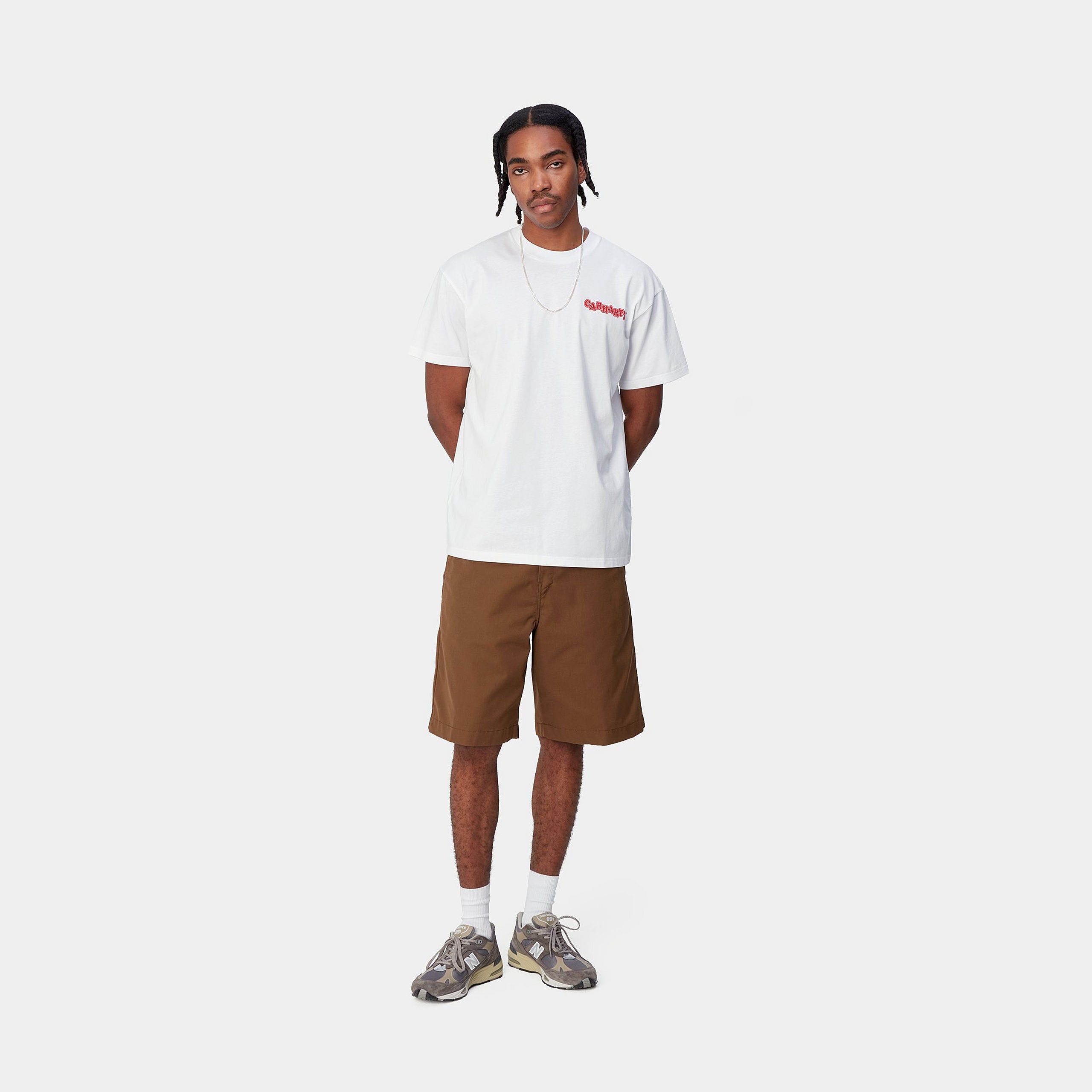 Carhartt WIP S/S Fast Food T-Shirt: White - STAB T Shirt, günstig t shirt kaufen, Streetwear in Berlin, Sneaker Shop, Schuhe.
