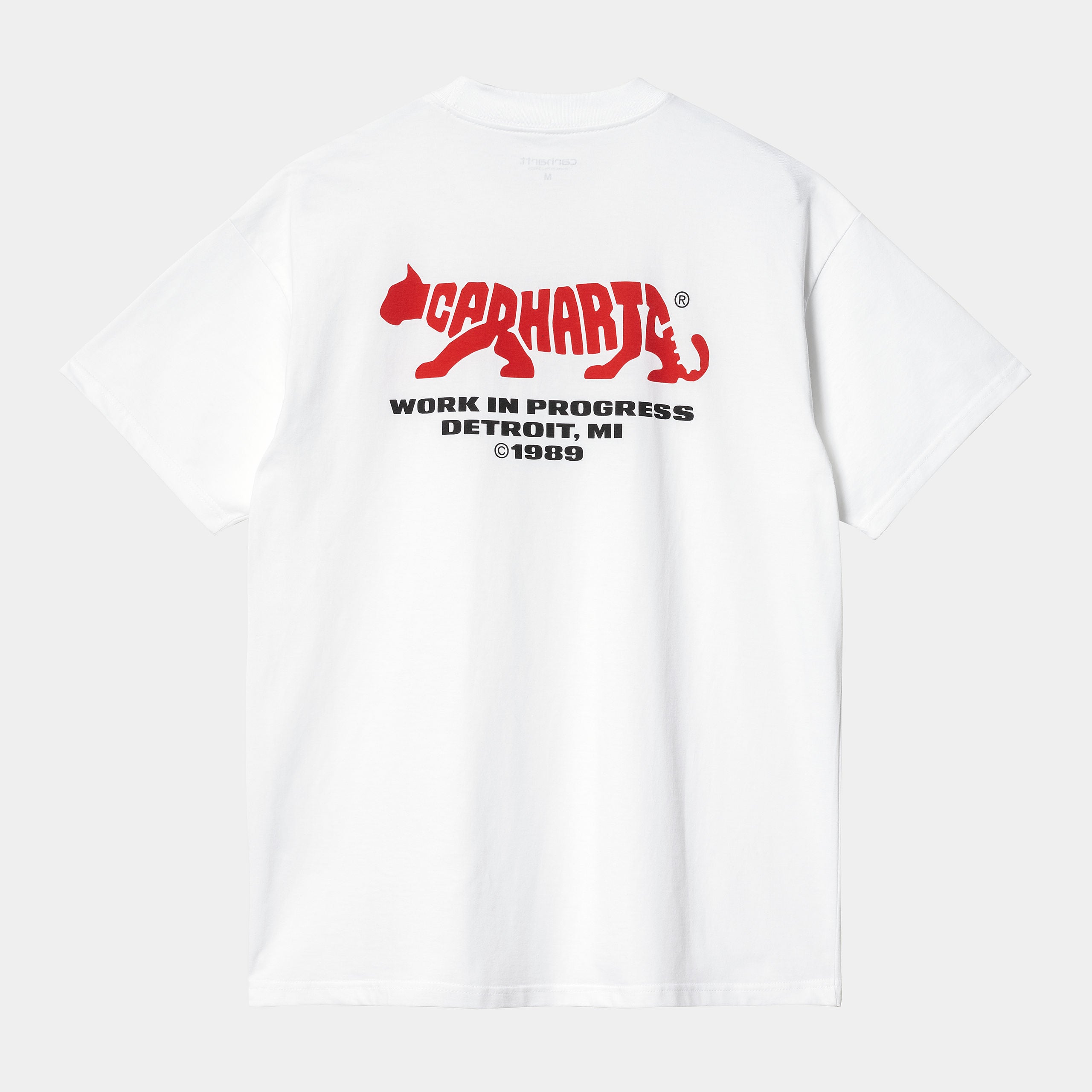 Carhartt WIP S/S Rocky T-Shirt - White / Red