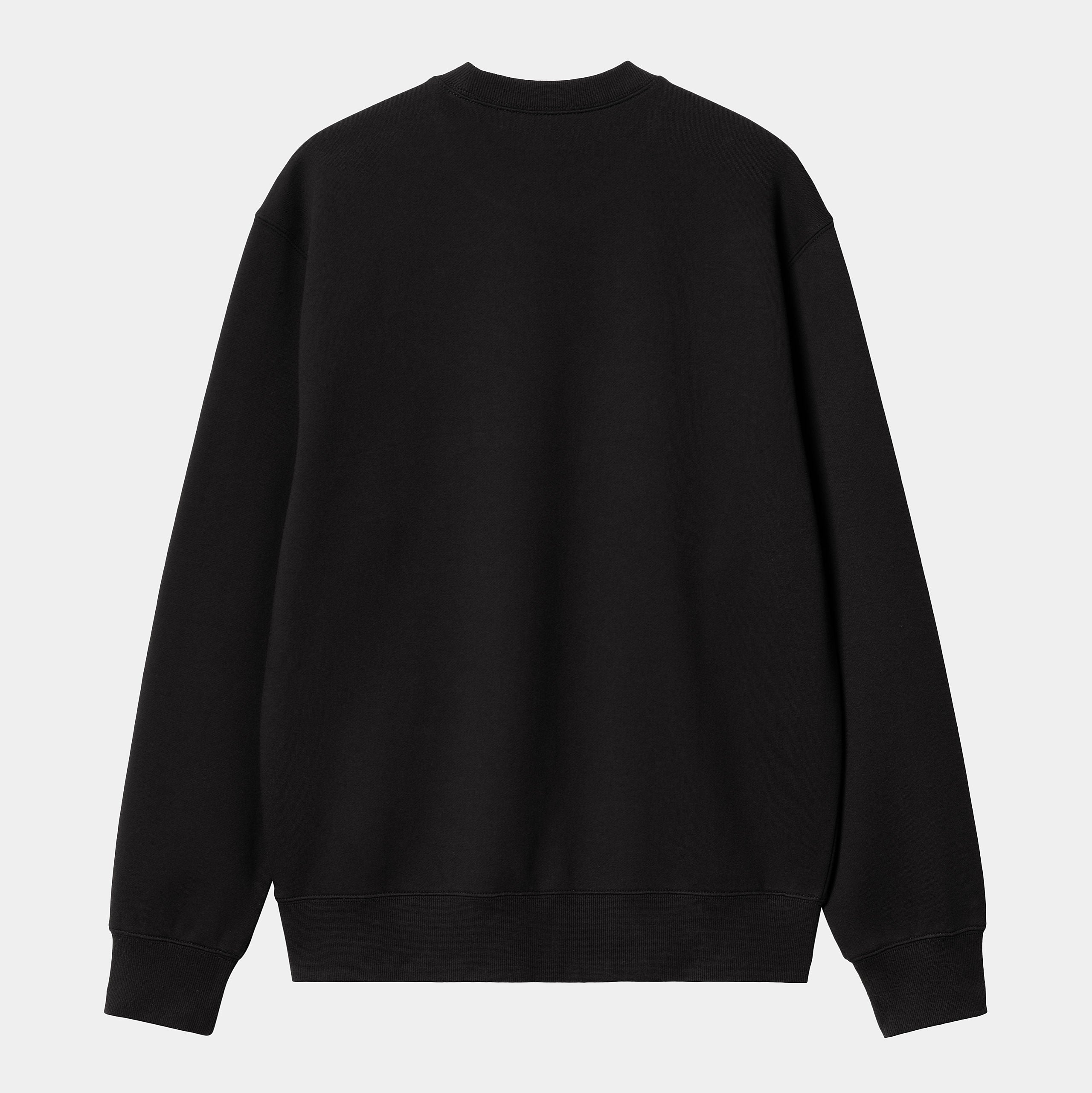 “Carhartt WIP Pepe Be Nice Sweat in Black / White I033933_0D2_XX: Eine Artist Collabo mit Grafikprints von Pepe Tirelli und mit einem loose Fit und Baumwolle.“