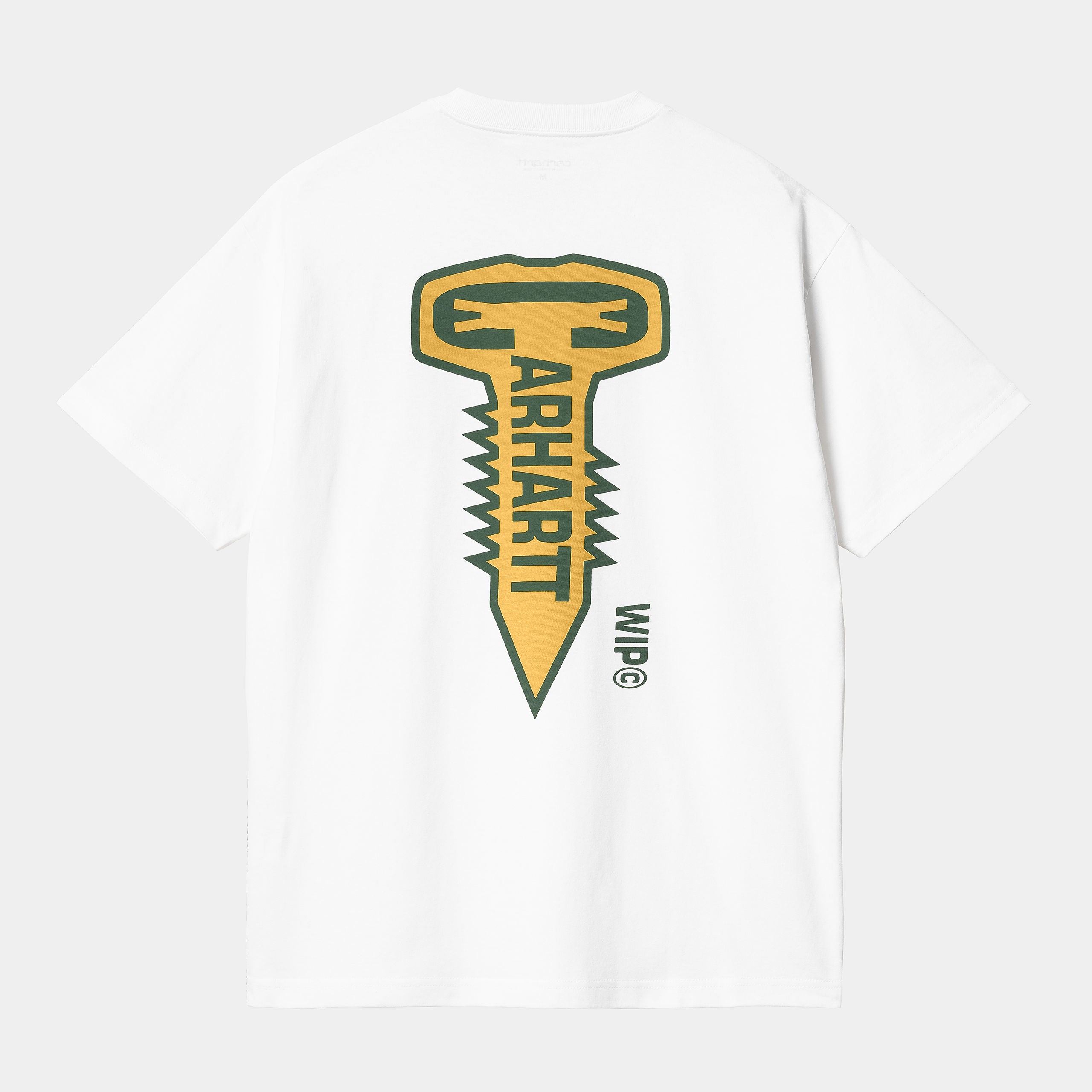 Carhartt WIP S/S Cross Screw T-Shirt: White - STAB T Shirt, günstig t shirt kaufen, Streetwear in Berlin, Sneaker Shop, Adidas Schuhe.