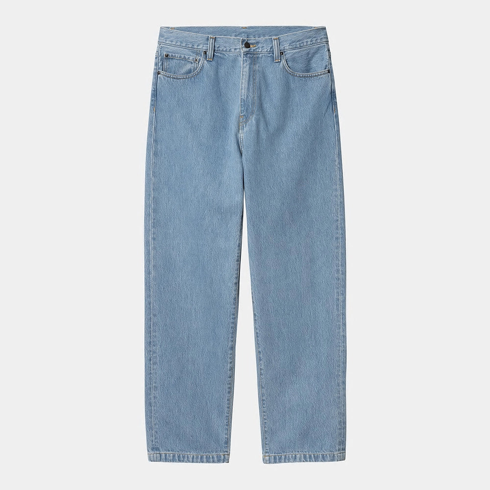 Carhartt WIP Aaron Pant - Blue (stone bleached)