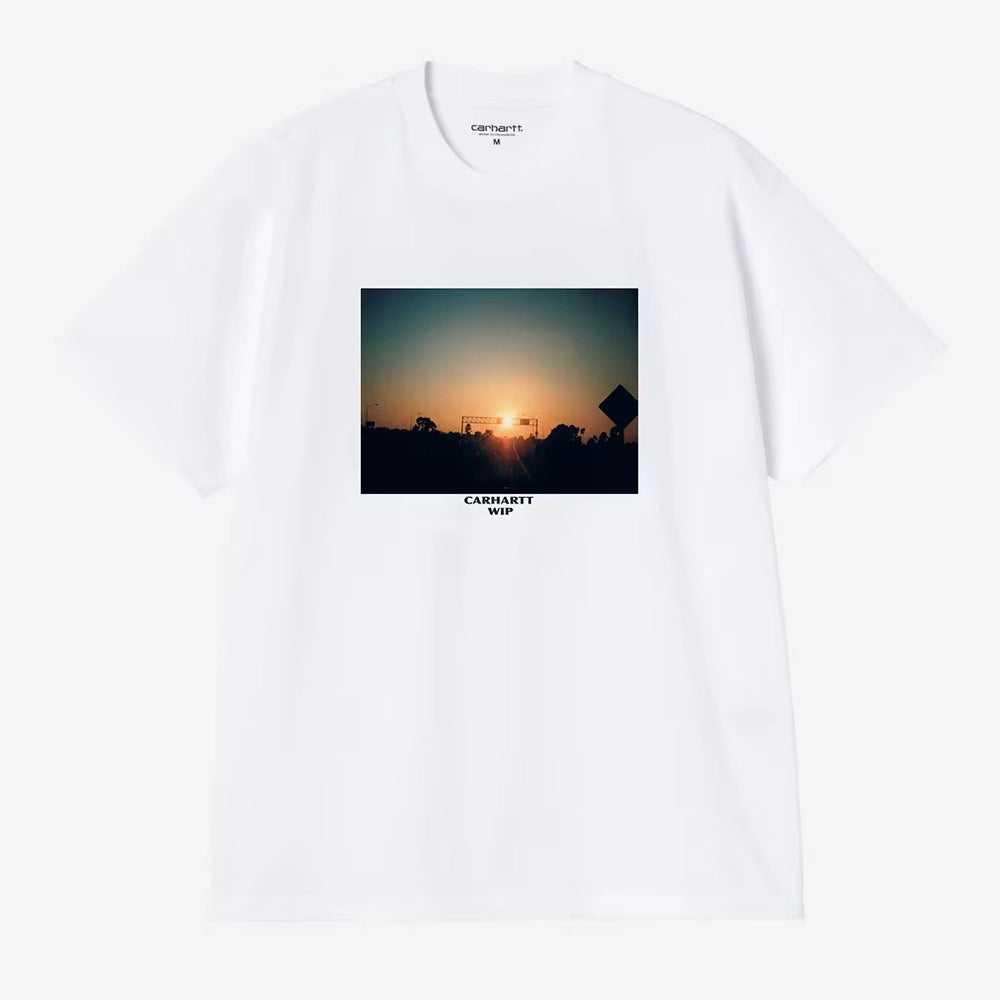 Carhartt WIP S/S Warm Views Grafik T-Shirt – White