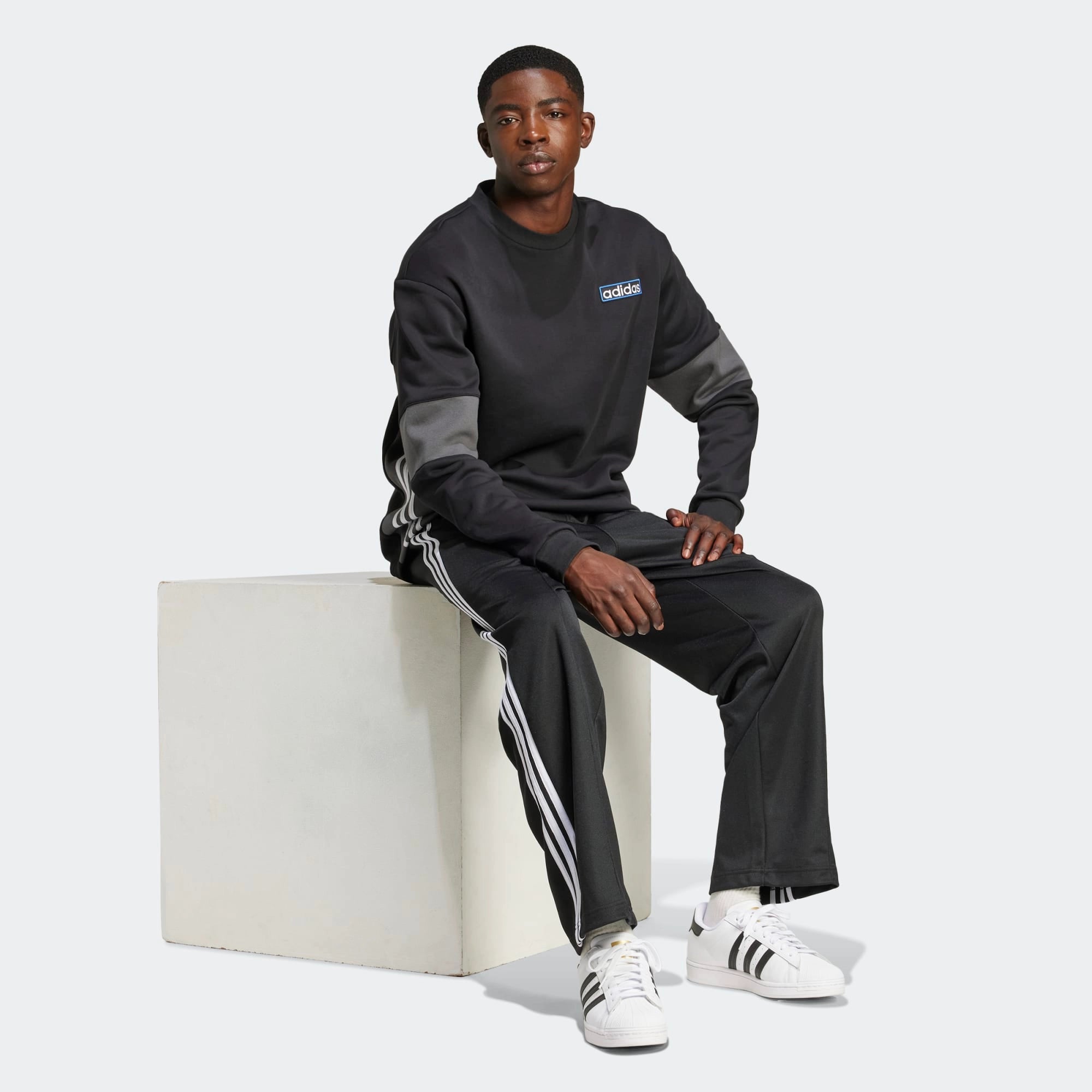 Adidas Originals Baggy Track Pants - Black