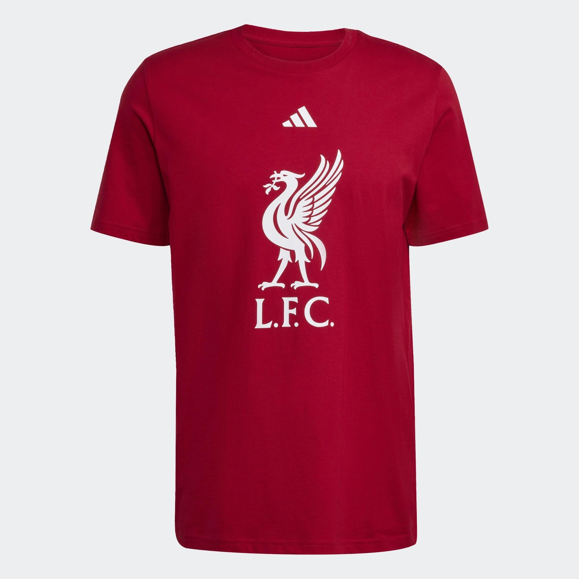 Adidas Liverpool FC DNA Graphic Tee - Strawberry Red
