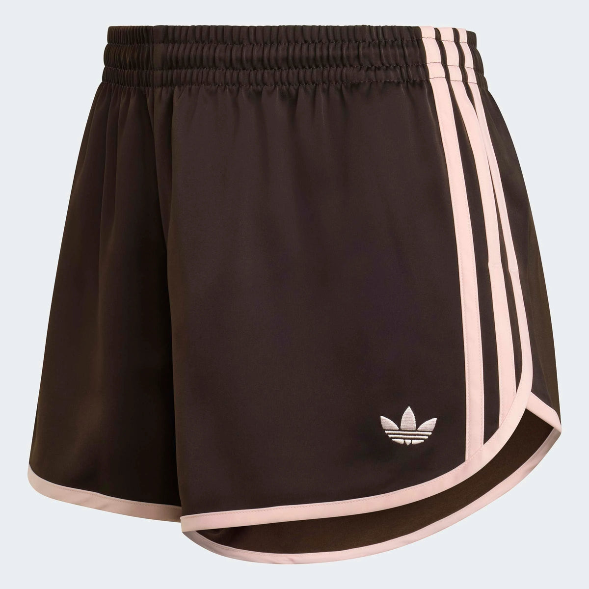 adidas Originals 3-Stripes Sprinter Shorts – Aurora Coffee / Sandy Pink