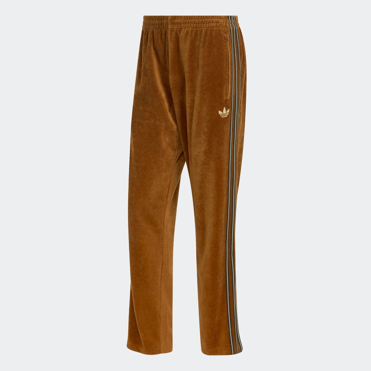 Entdecke die adidas Originals Firebird Velour Track Pants in "Dusky Bronze". Edler Velours, cooler Retro-Vibe & maximaler Comfort. Jetzt bei STICKABUSH online bestellen!