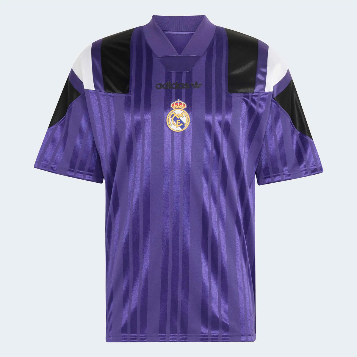 adidas Originals Real Madrid EQT Trikot in Purple – Frontansicht bei STICKABUSH