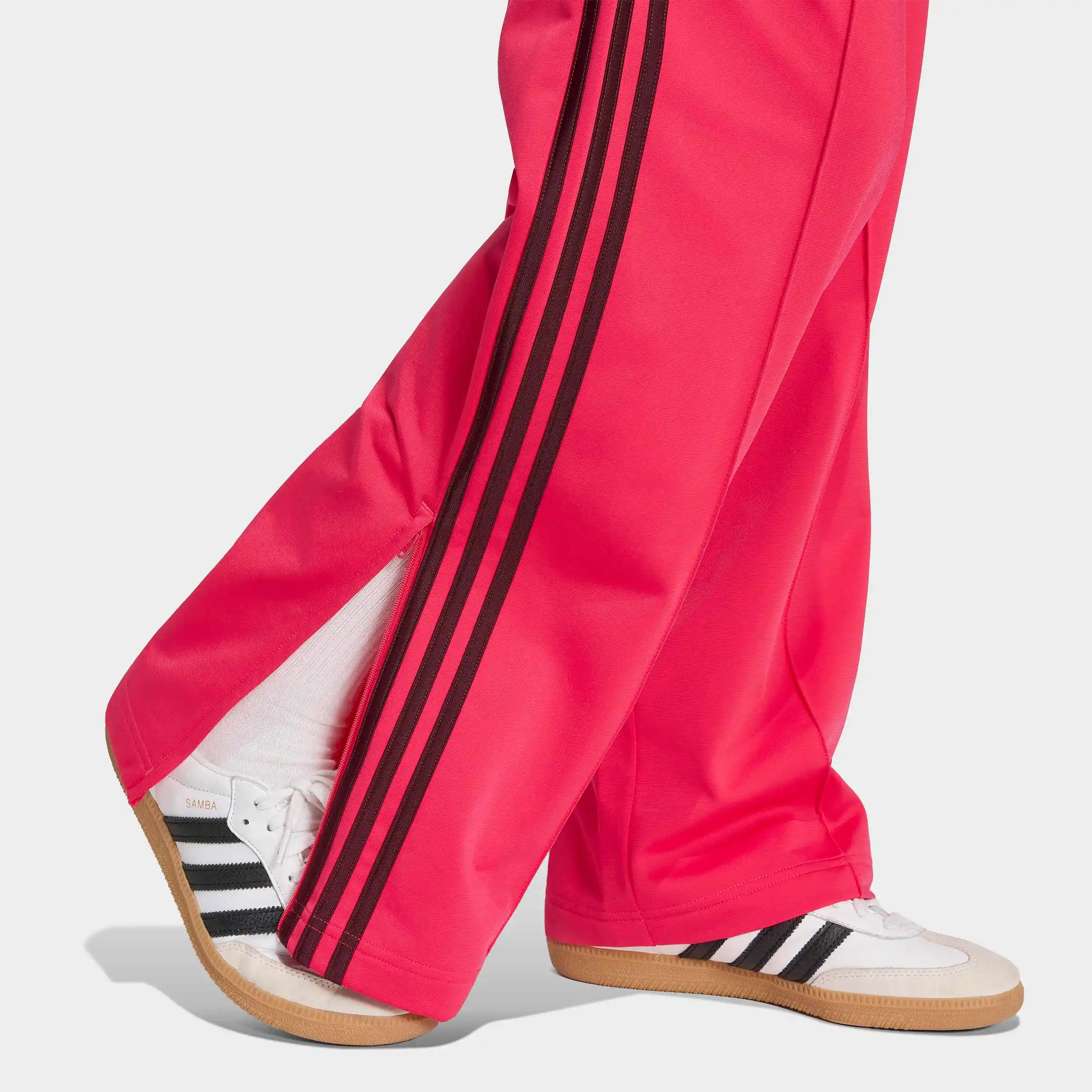 adidas Originals Firebird Loose Track Pants – Power Pink / Maroon