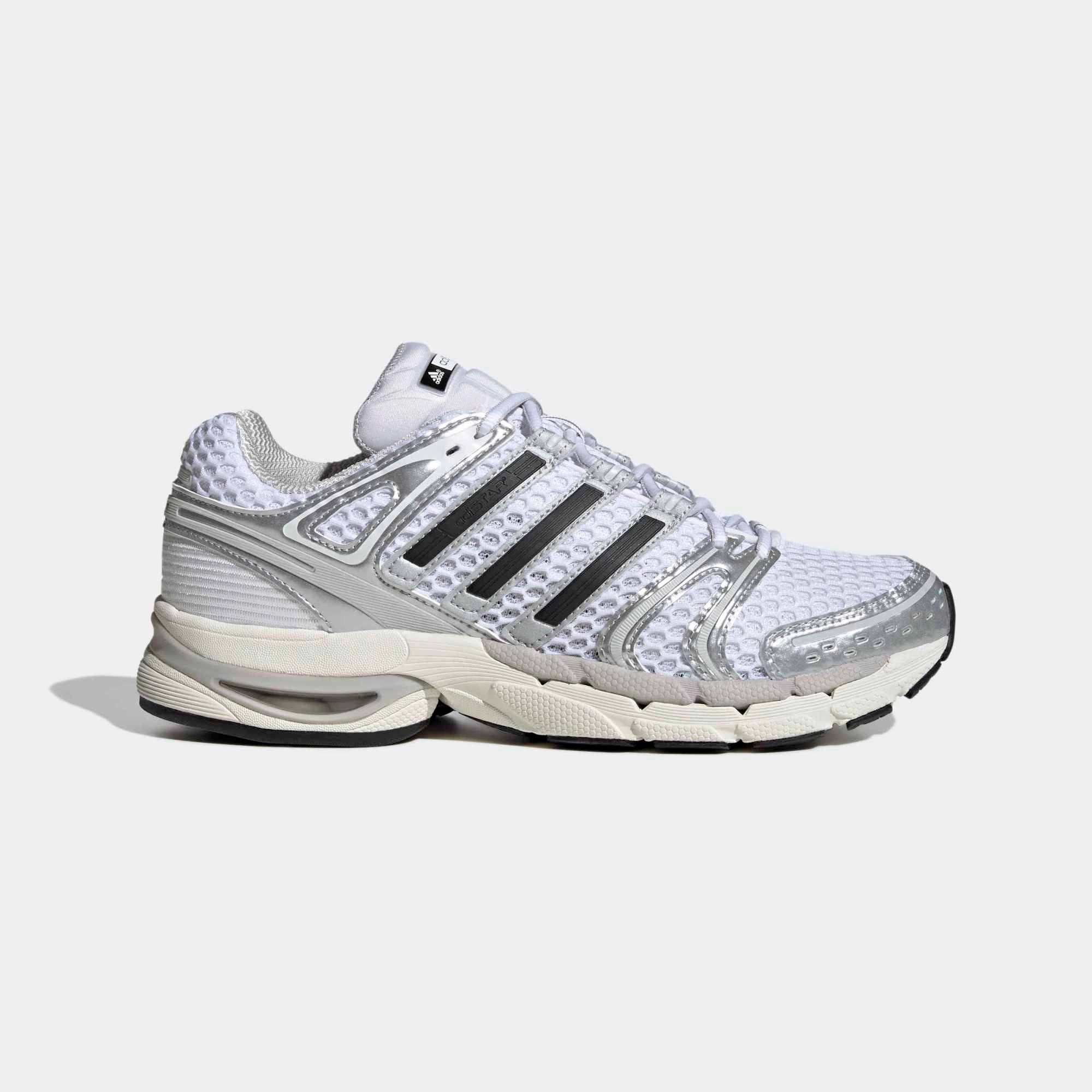 "adidas Originals Adistar Control 5 Herren Sneaker Silver Metallic (KI6121) – Retro-Tech Running Look bei Stickabush."