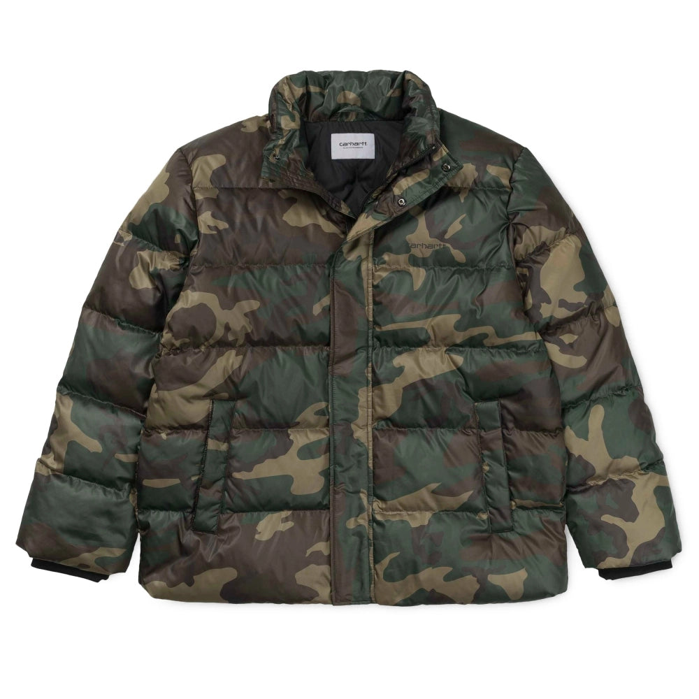 Carhartt WIP ダウンジャケットMグリーン　DEMING JACKET Carhartt WIP Deming Jacket: Camo - Downjacket - Stickabush