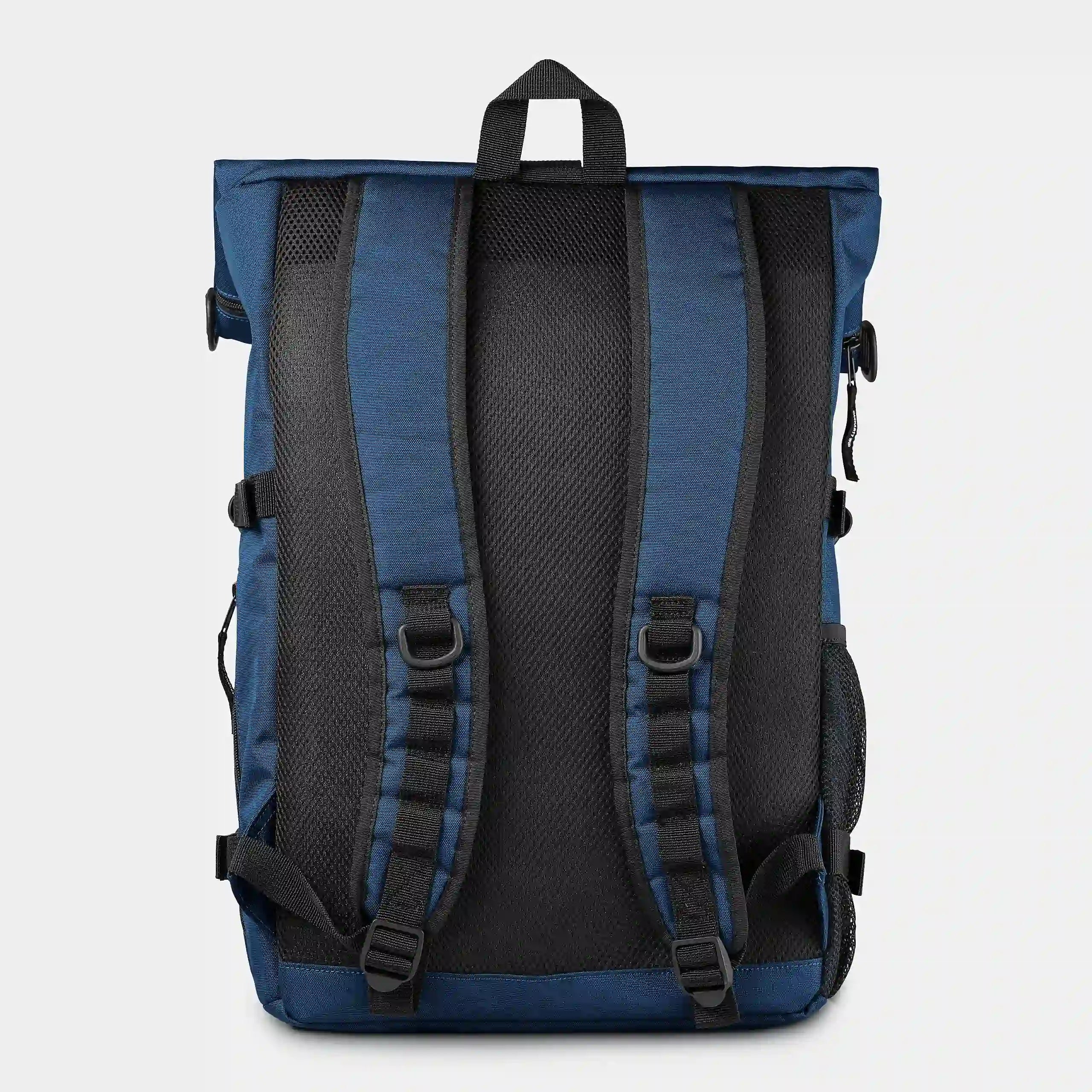 “Carhartt WIP Philis Backpack in Elder, I031575_1ZF_XX, Carhartt Rucksack aus robustem Polyester-Canvas, mit geräumigem Hauptfach, seitlichen Taschen und verstellbaren Trägern.“
