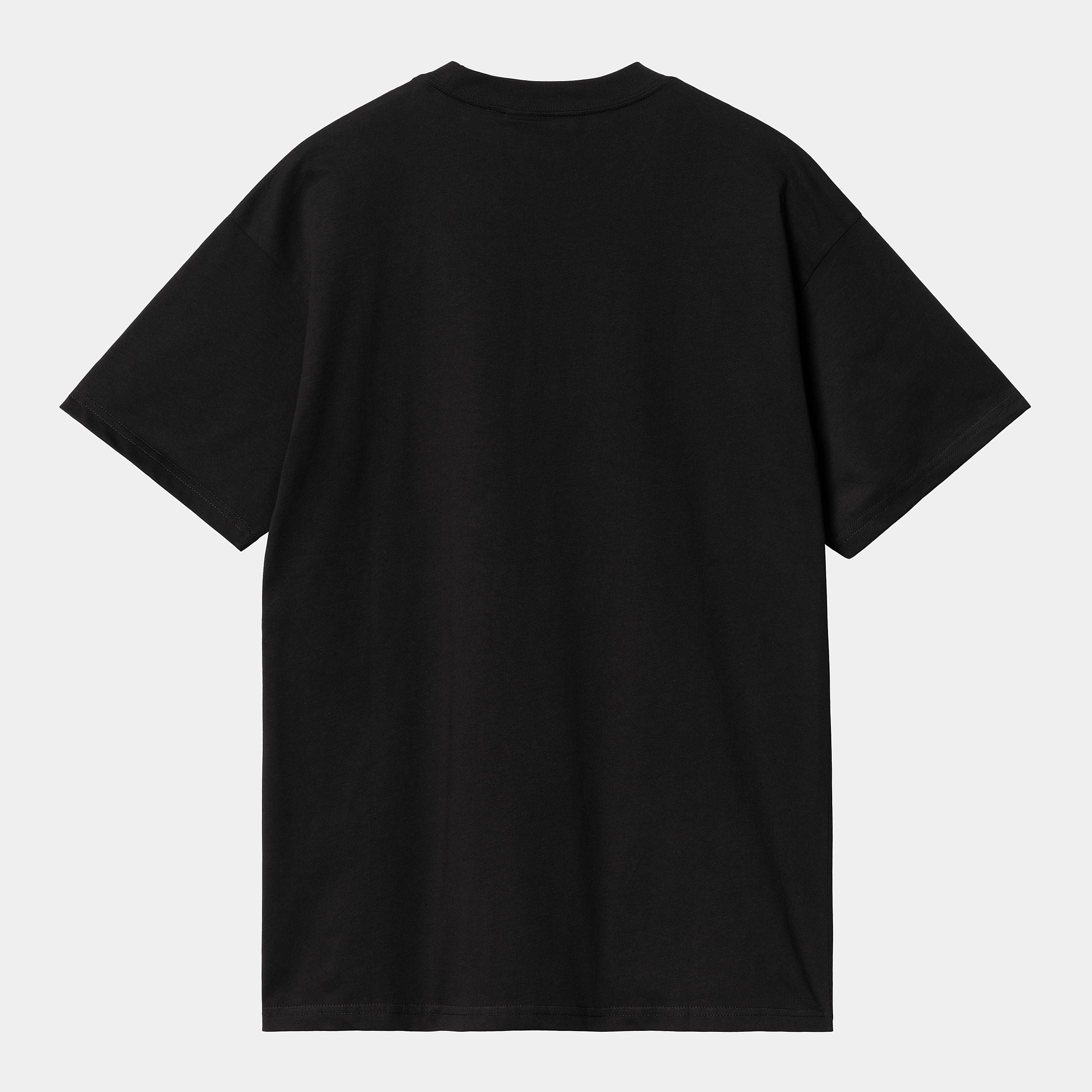"Carhartt WIP x TRESOR Globus S/S T-Shirt, Schwarz, Baumwolle, Kurzarmshirt mit Globus-Grafik und Co-Branding."