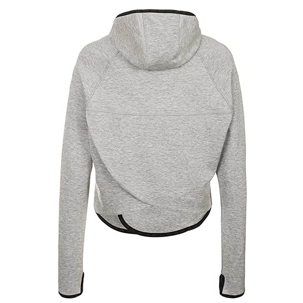 Nike Wmns Tech Fleece Butterfly FZ Hoody - Dark Grey Heather / Black