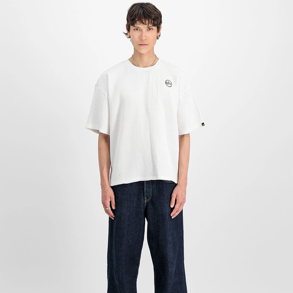 Alpha Industries Studio Waffle T-Shirt - White