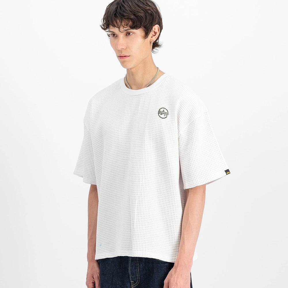 Alpha Industries Studio Waffle T-Shirt - White