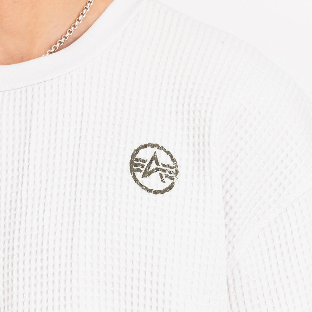 Alpha Industries Studio Waffle T-Shirt - White