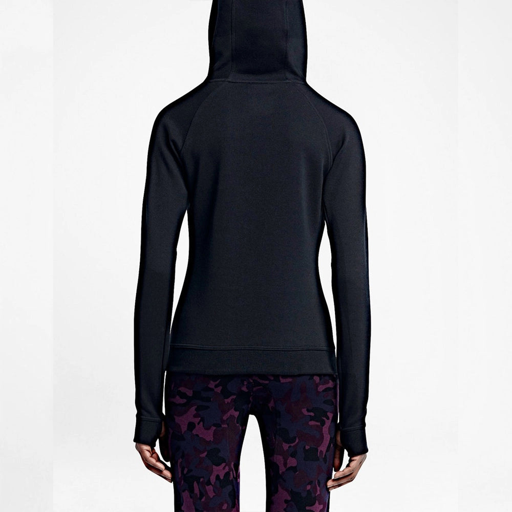 “Nike Sportswear Tech Fleece Hoodie in Schwarz. Warmer, leichter Kapuzenpullover aus Tech-Fleece-Material, mit durchgehendem Reißverschluss und Logo auf der Brust.“
