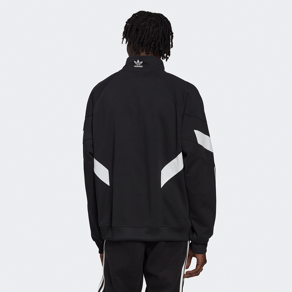adidas originals sweatshirt rekive half-zip schwarz  stab pullover  jacke kaufen  sneaker kaufen  schuhe kaufen  adidas schuhe  sneaker shop berlin
