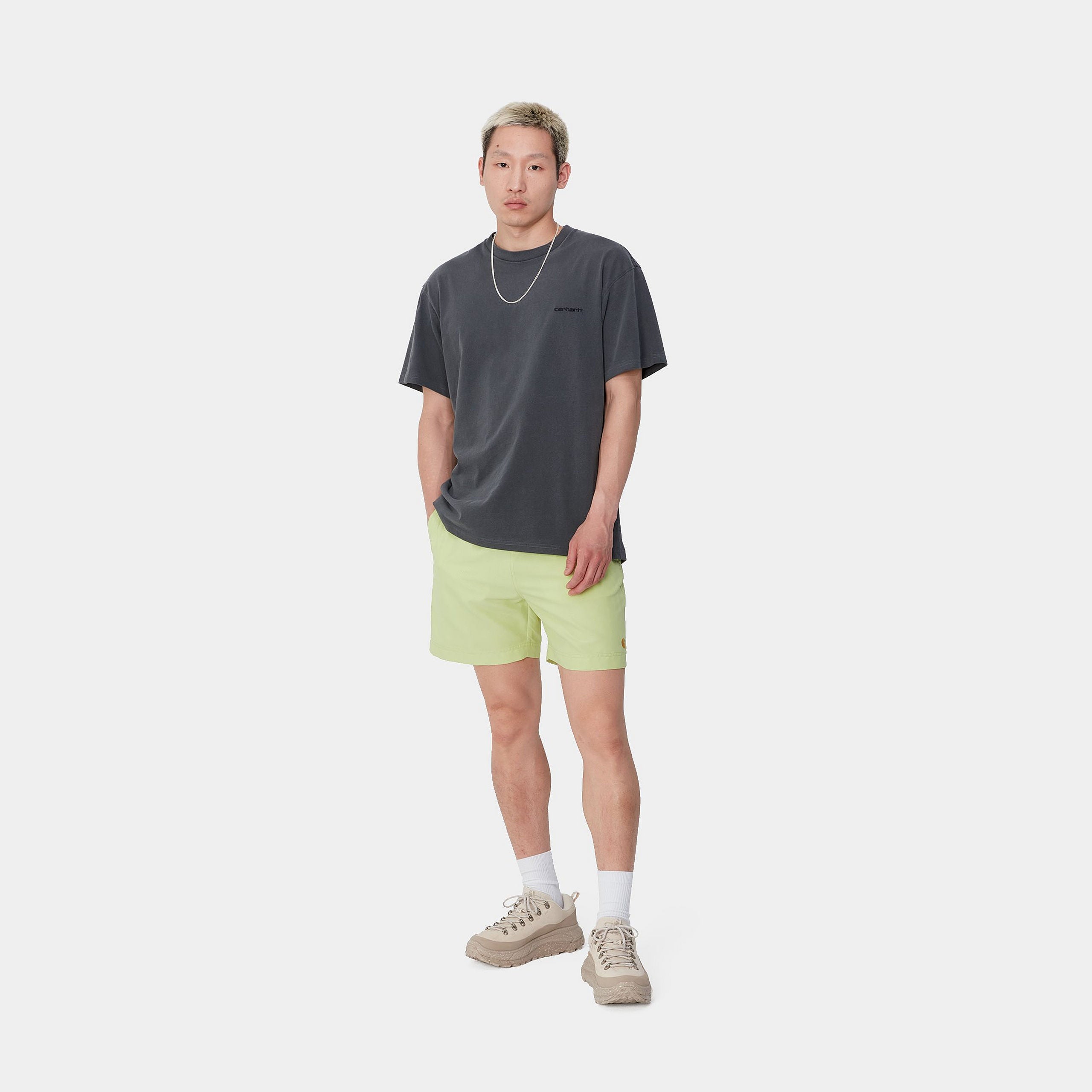 carhartt wip chase swim trunk artic lime  stab shorts kaufen  carhartt streetwear shop  carhartt shop berlin  carhartt  bekleidung