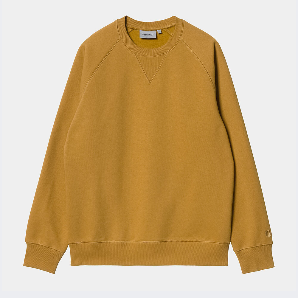 Carhartt WIP Chase Sweatshirt: Helios - STAB Sweatshirt Damen, kaufen, Sale, Streetwear Shop, Sneaker Store, Adidas Schuhe. 