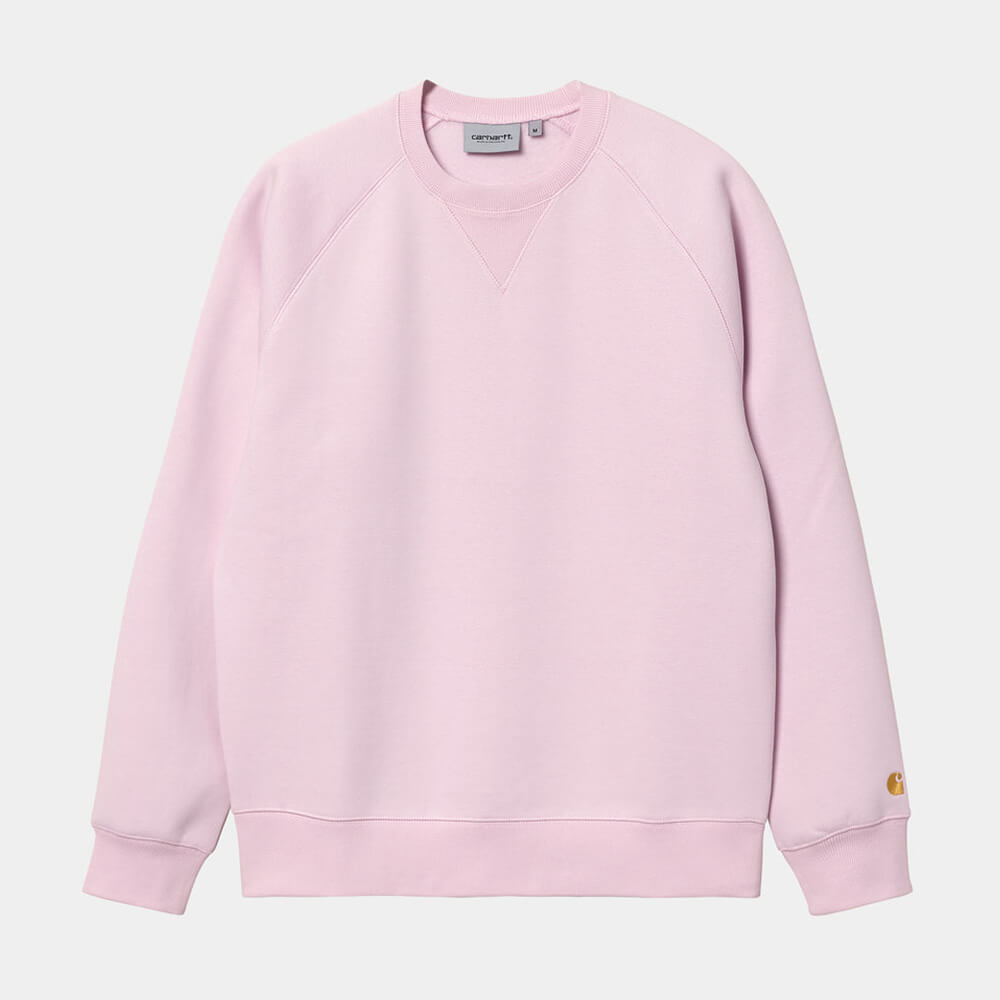 Carhartt WIP Chase Sweatshirt - Pale Quartz / Gold
