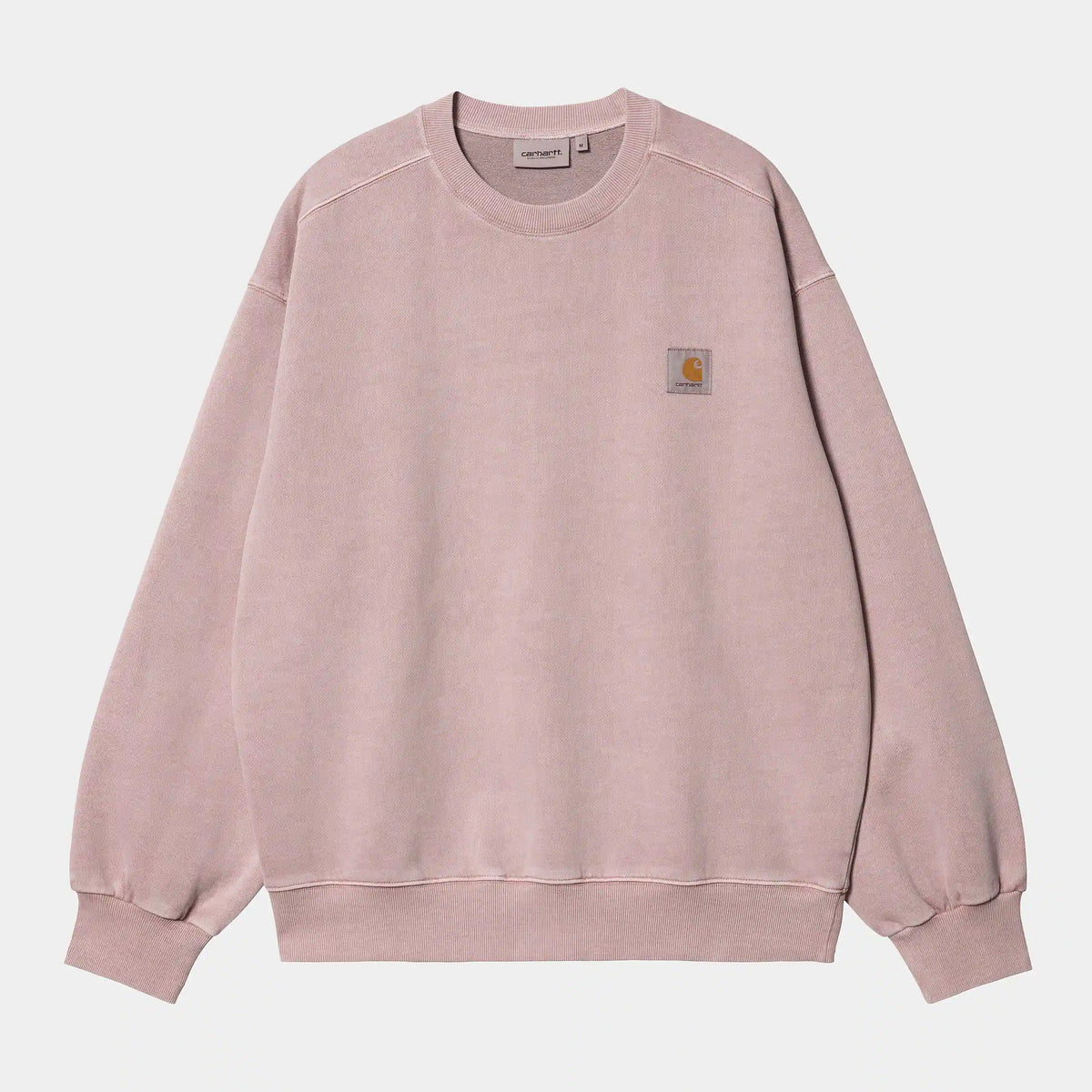 Carhartt WIP Vista Sweat Glassy Pink Frontansicht – STICKABUSH Streetwear Store Berlin-Kreuzberg