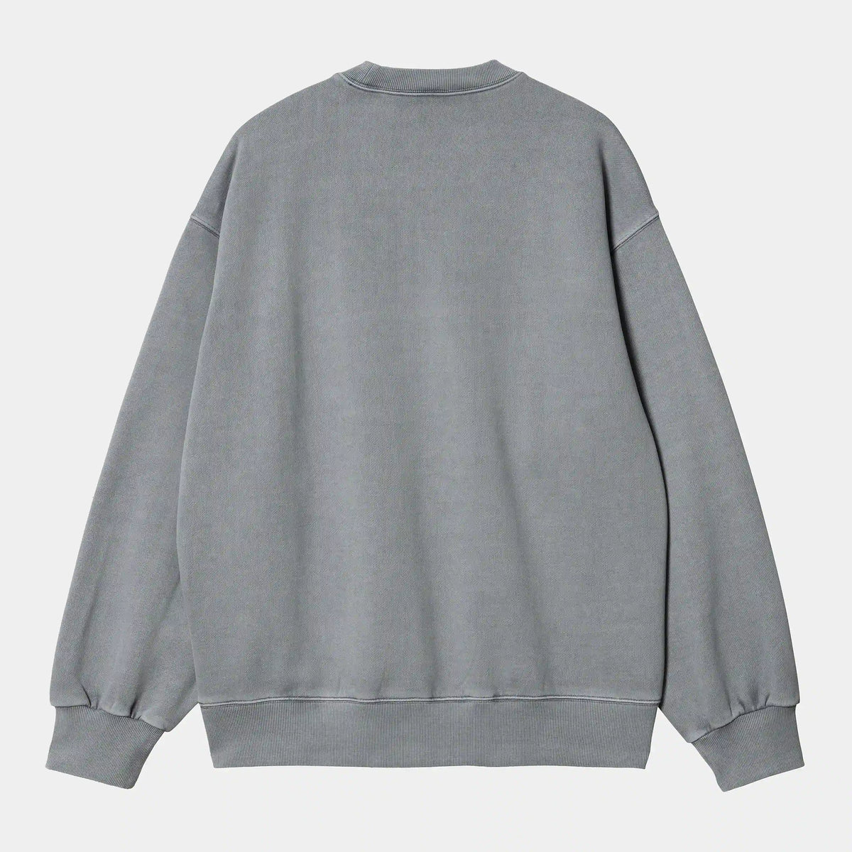 Carhartt WIP Vista Sweat Mirror Hellblau (I029522) – Rueckansicht bei STICKABUSH Berlin